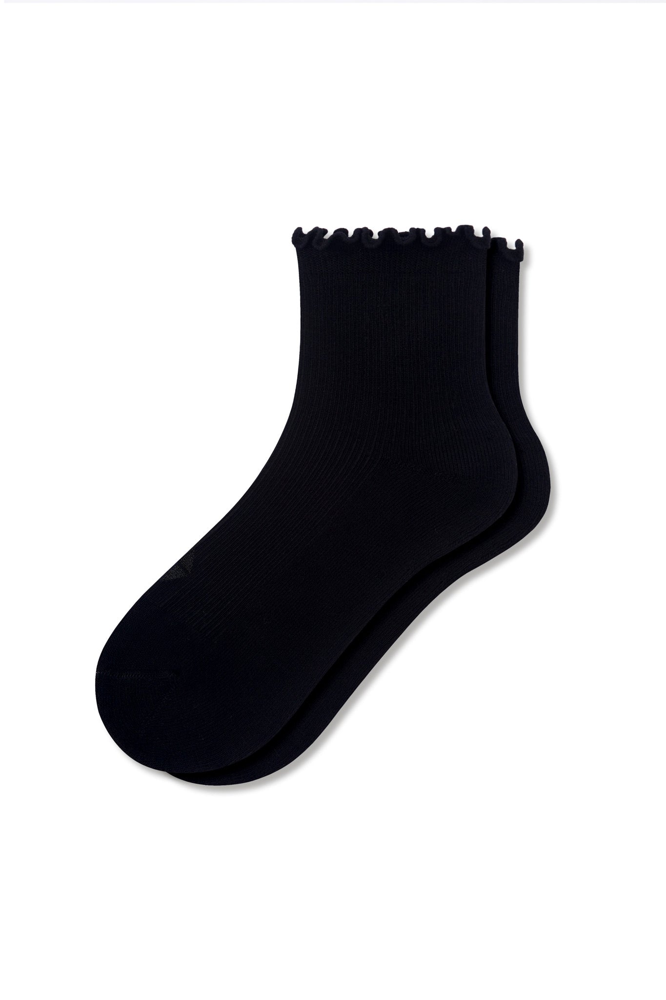 Women's Ruffle Socks in Midnight