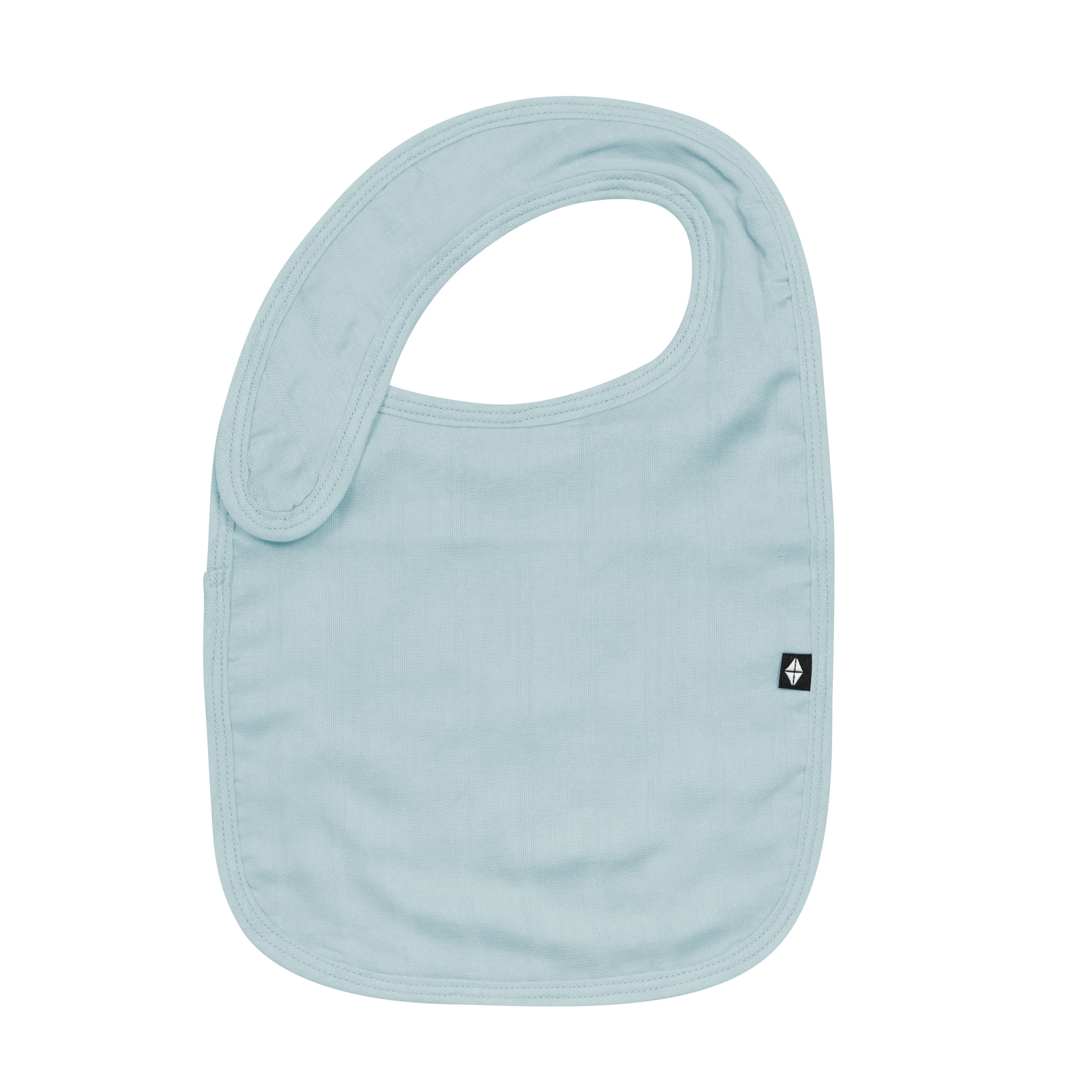 Bamboo Muslin Bib in Mist front