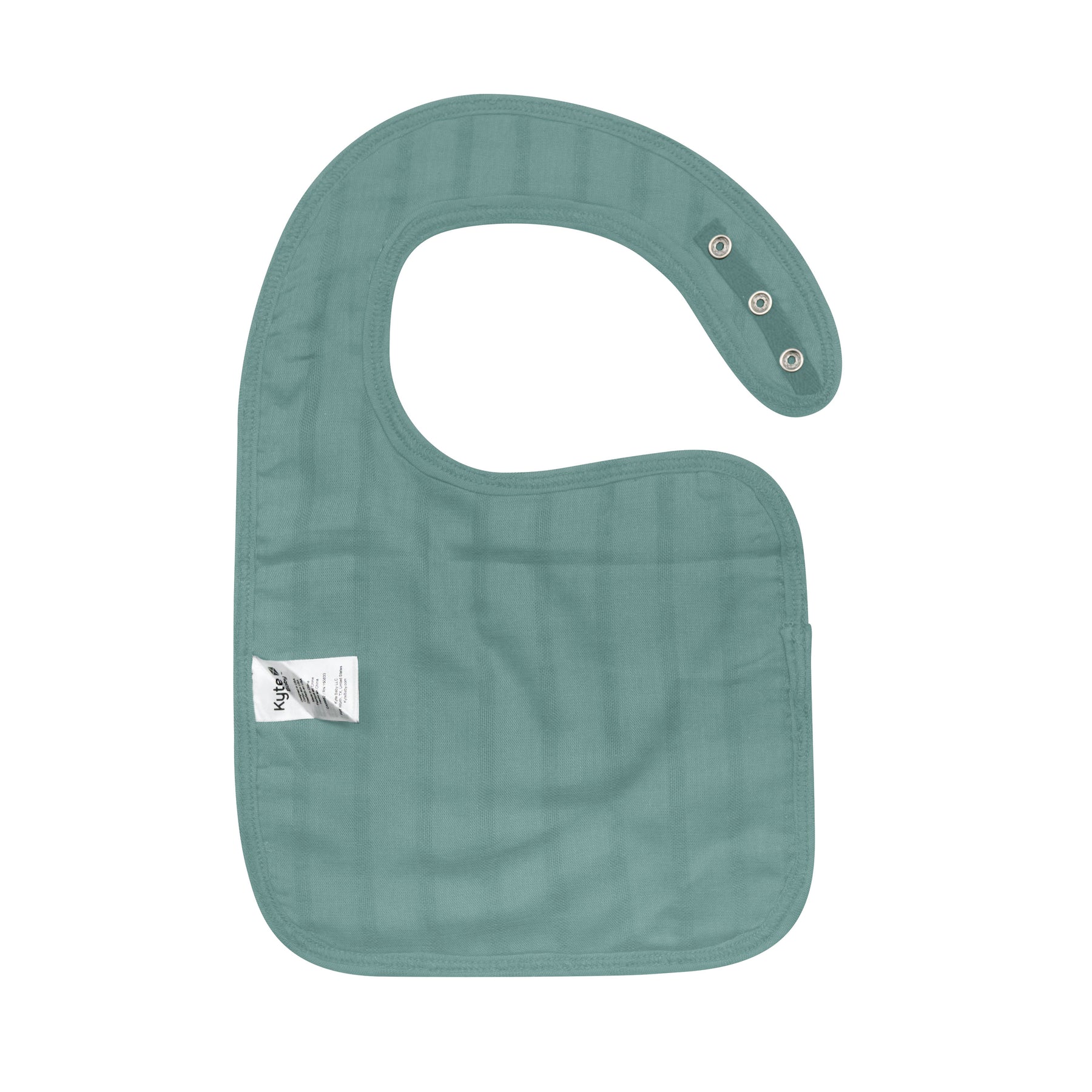 Bamboo Muslin Bib in Pine back