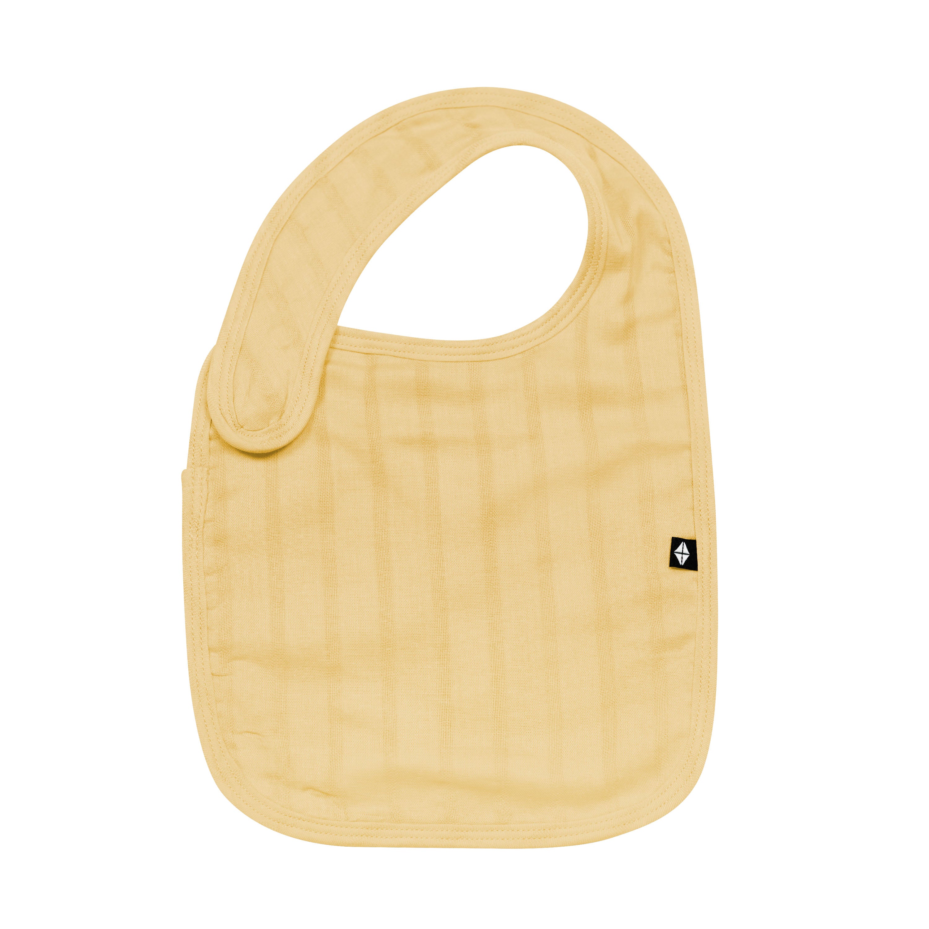 Bamboo Muslin Bib in Sandcastle front