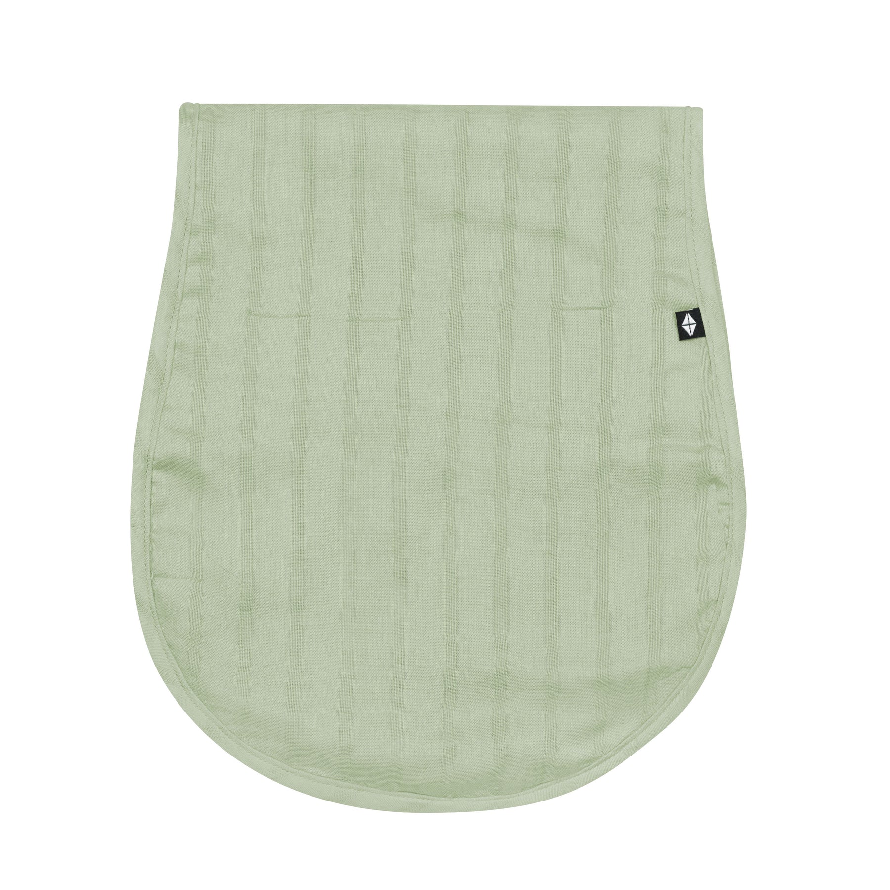 Bamboo Muslin Burp Cloth in Jojoba folded