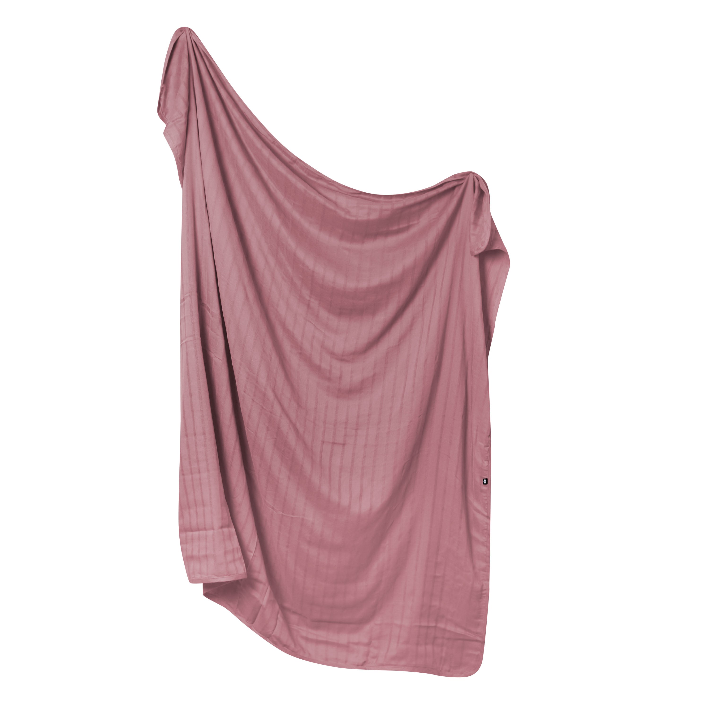 Bamboo Muslin Swaddle Blanket in Dusty Rose