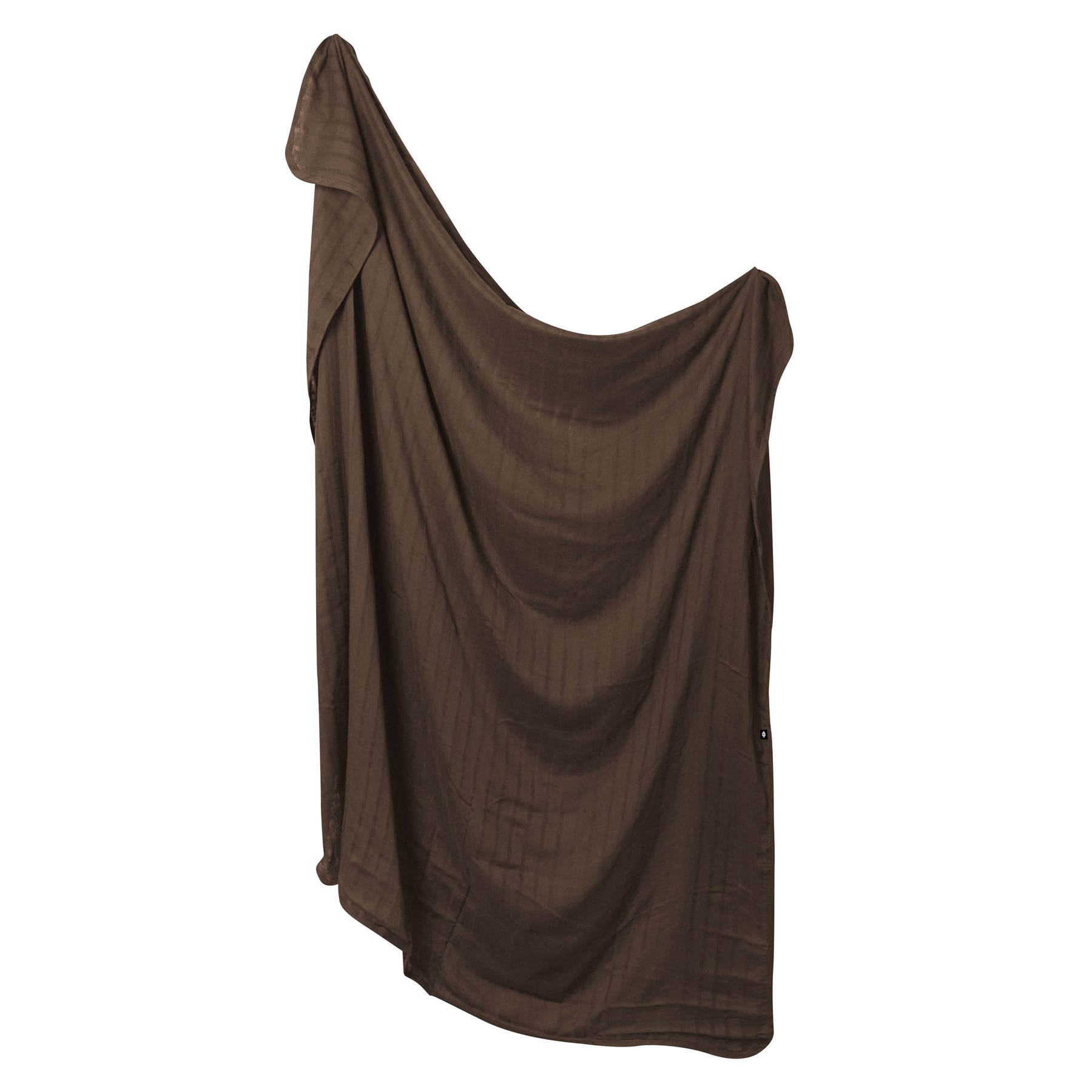 Bamboo Muslin Swaddle Blanket in Espresso