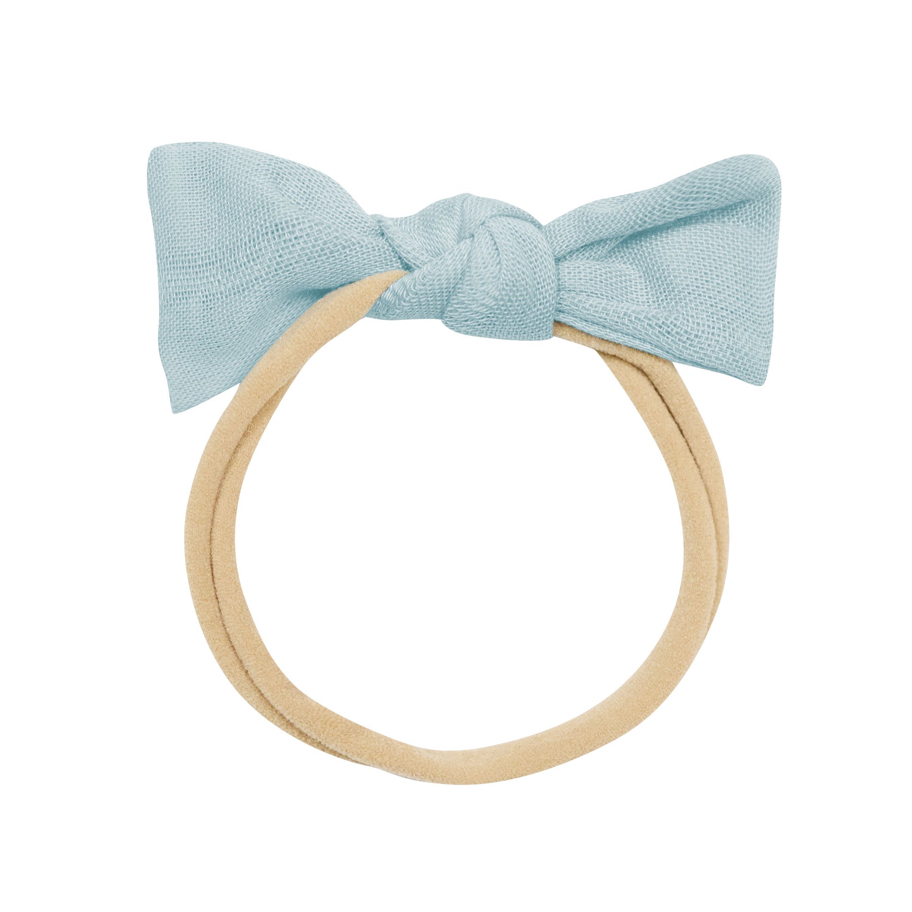 Bamboo Muslin Tiny Bow in Mist