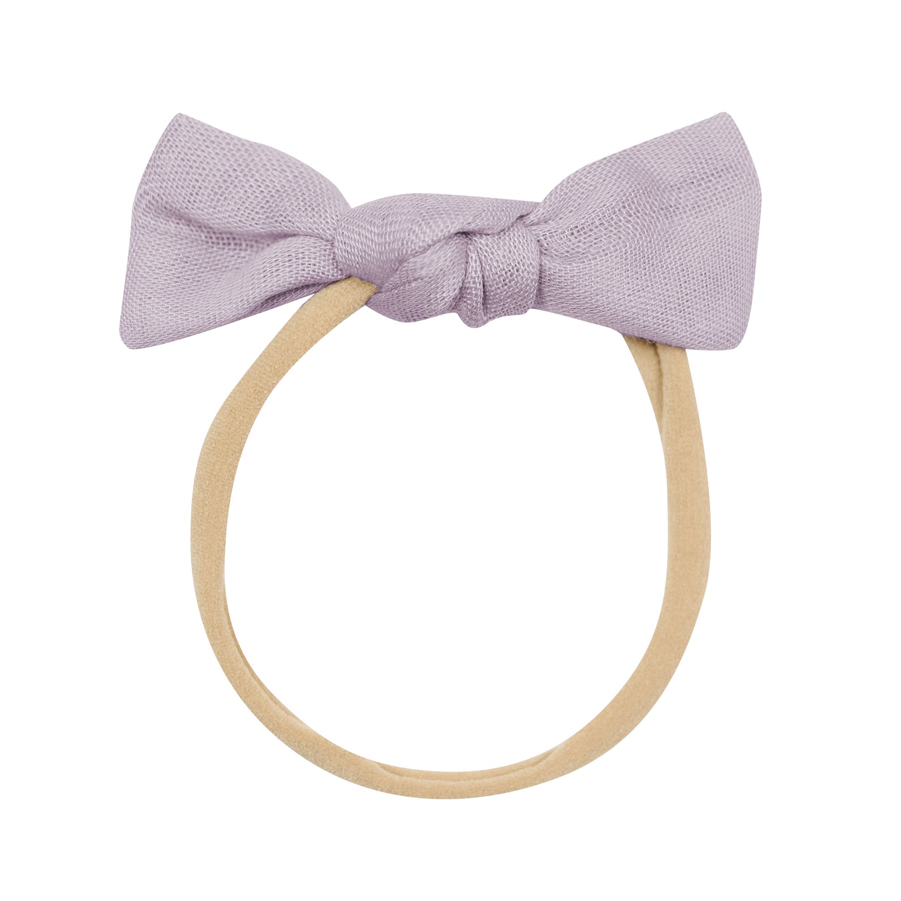 Bamboo Muslin Tiny Bow in Wisteria