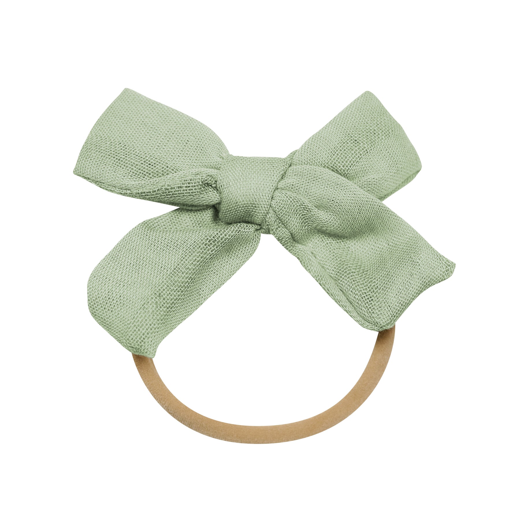 Bamboo Muslin Medium Bow in Jojoba