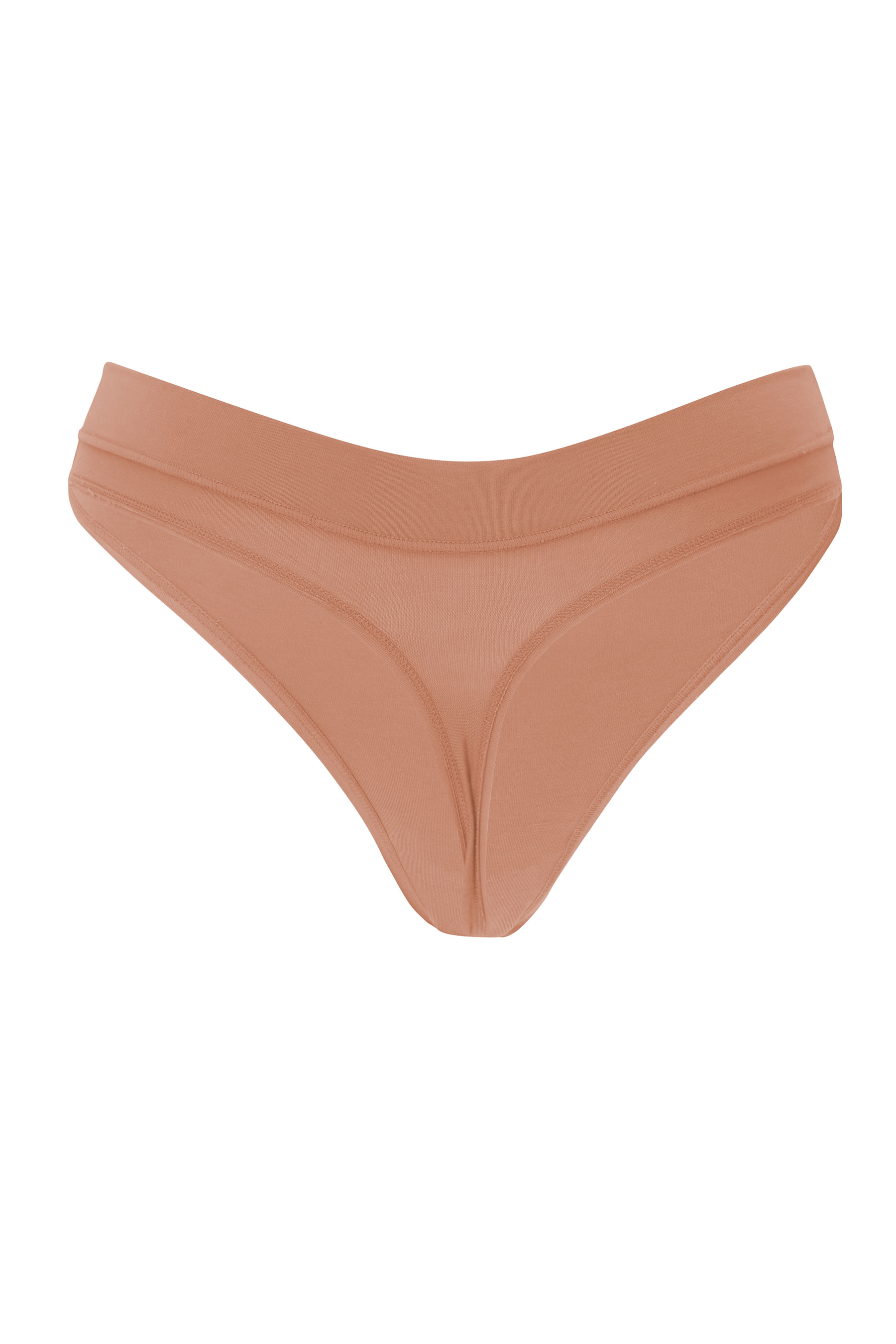 The back of the Women's Thong in Latte