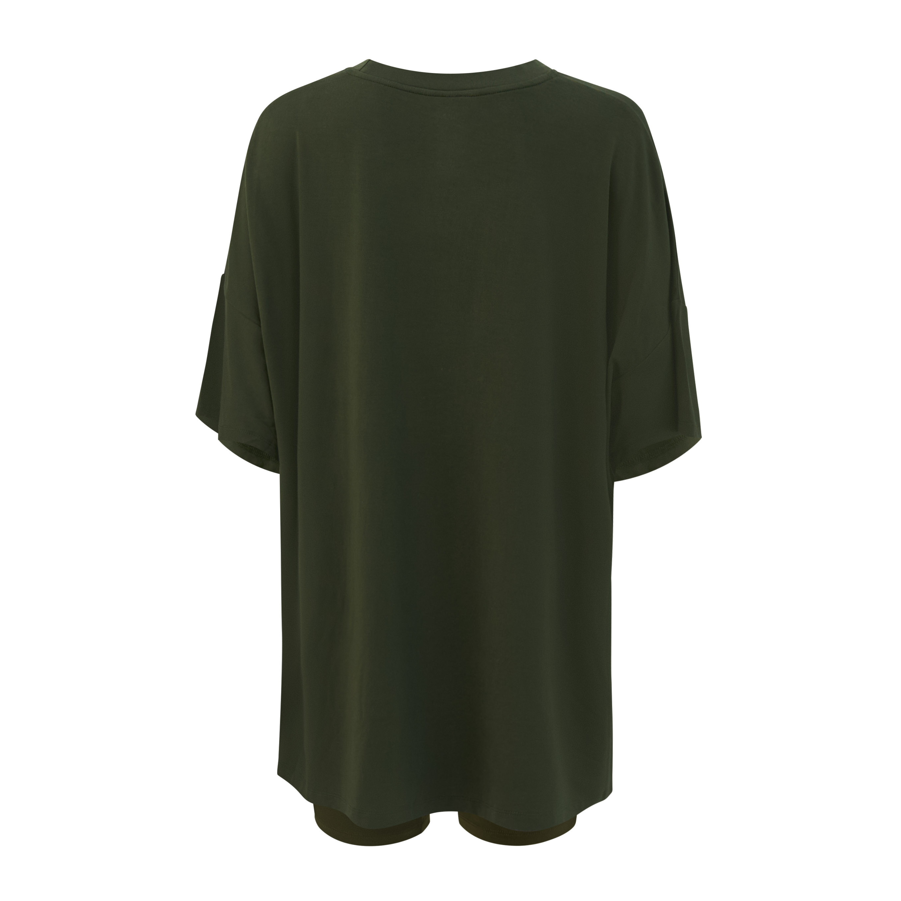 Back view of Women’s Biker Short Set in Fir