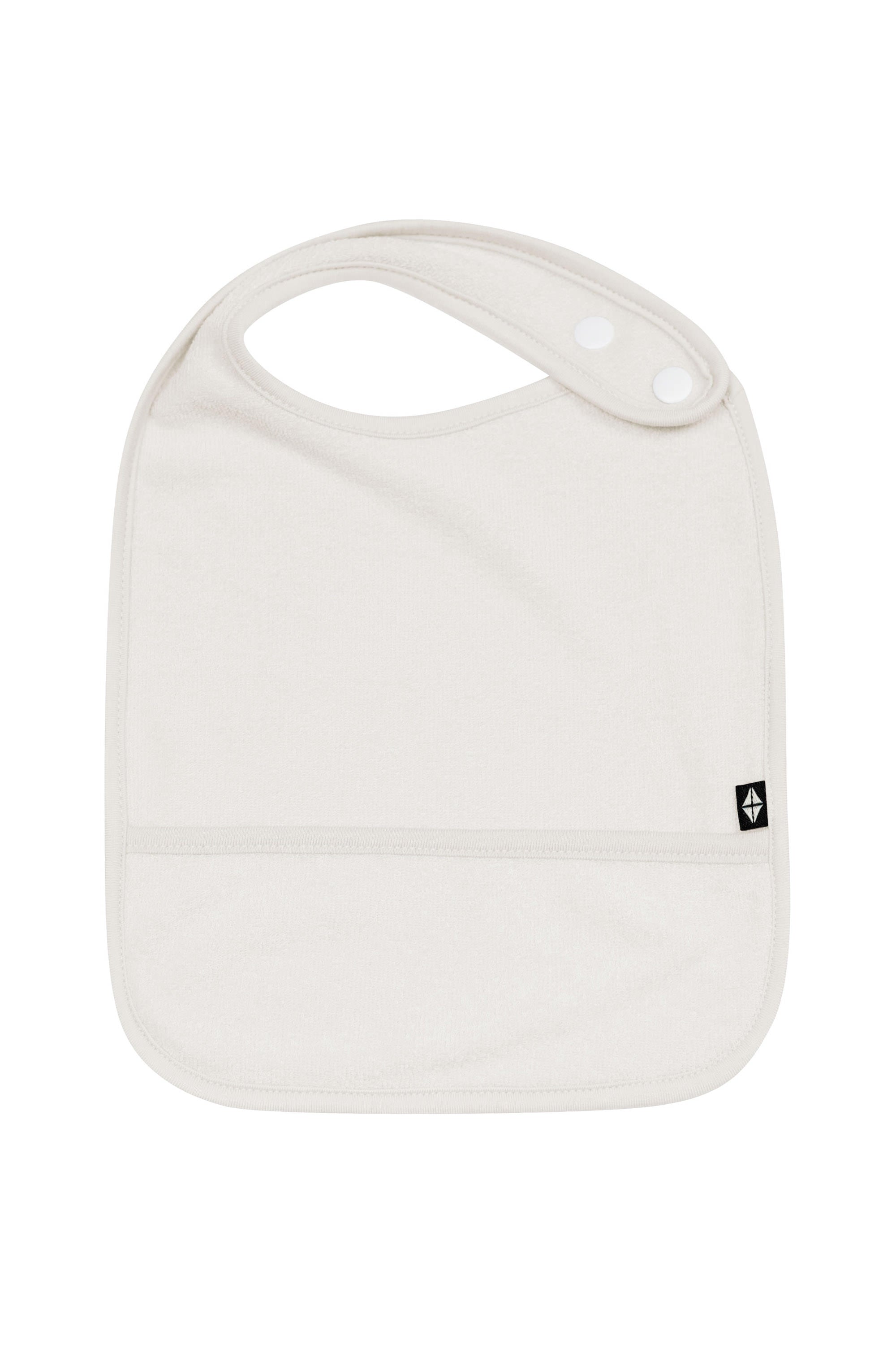 Terry Pocket Bib in Oat