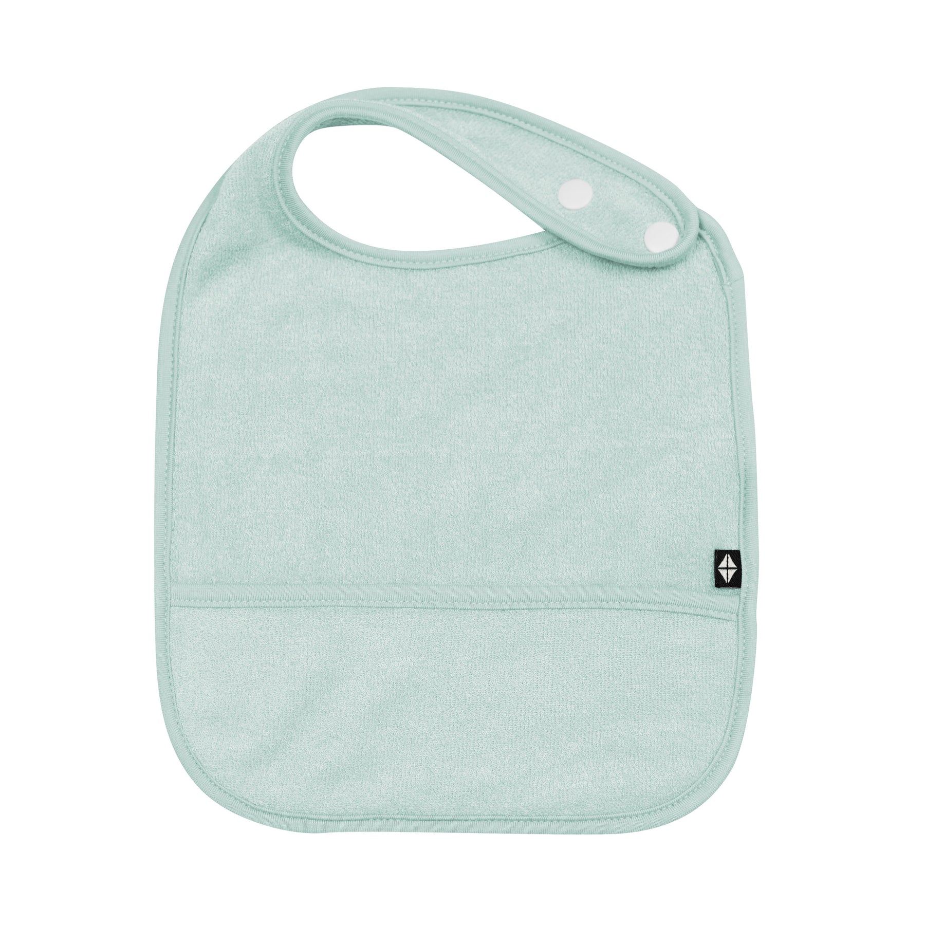 Terry Pocket Bib in Sage