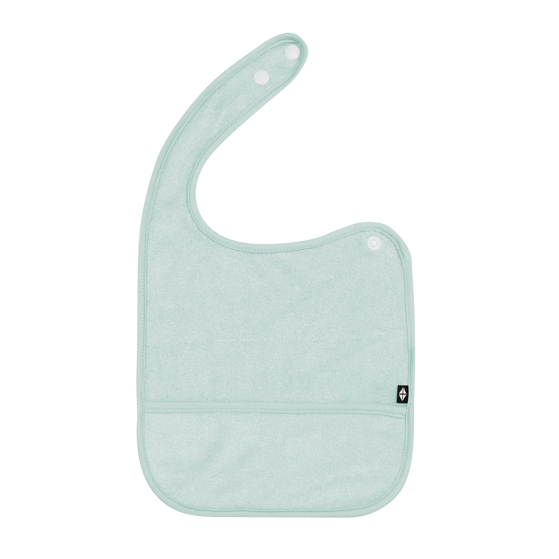 Terry Pocket Bib in Sage