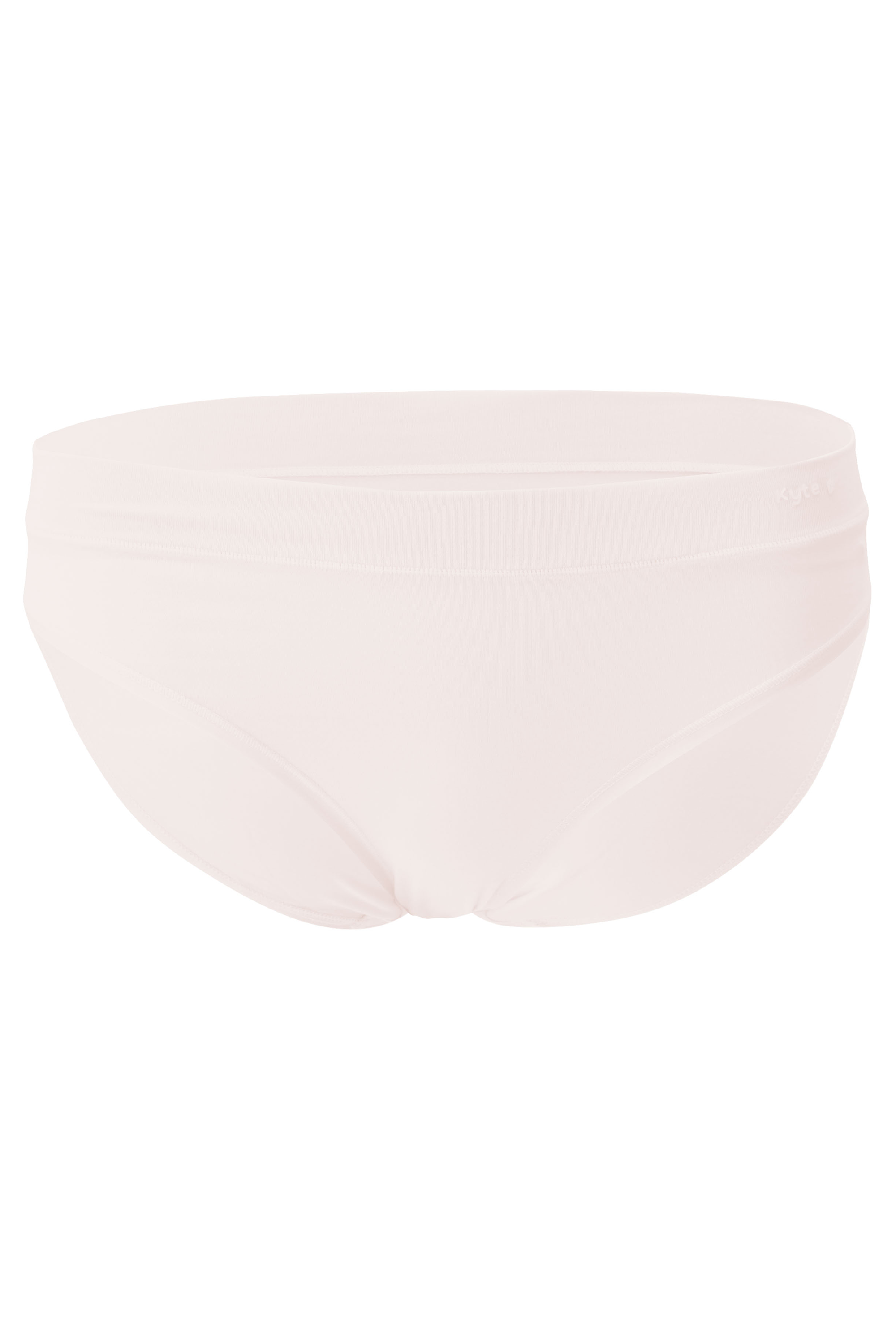 Women's Midi Brief in Blonde shown on a ghost mannequin