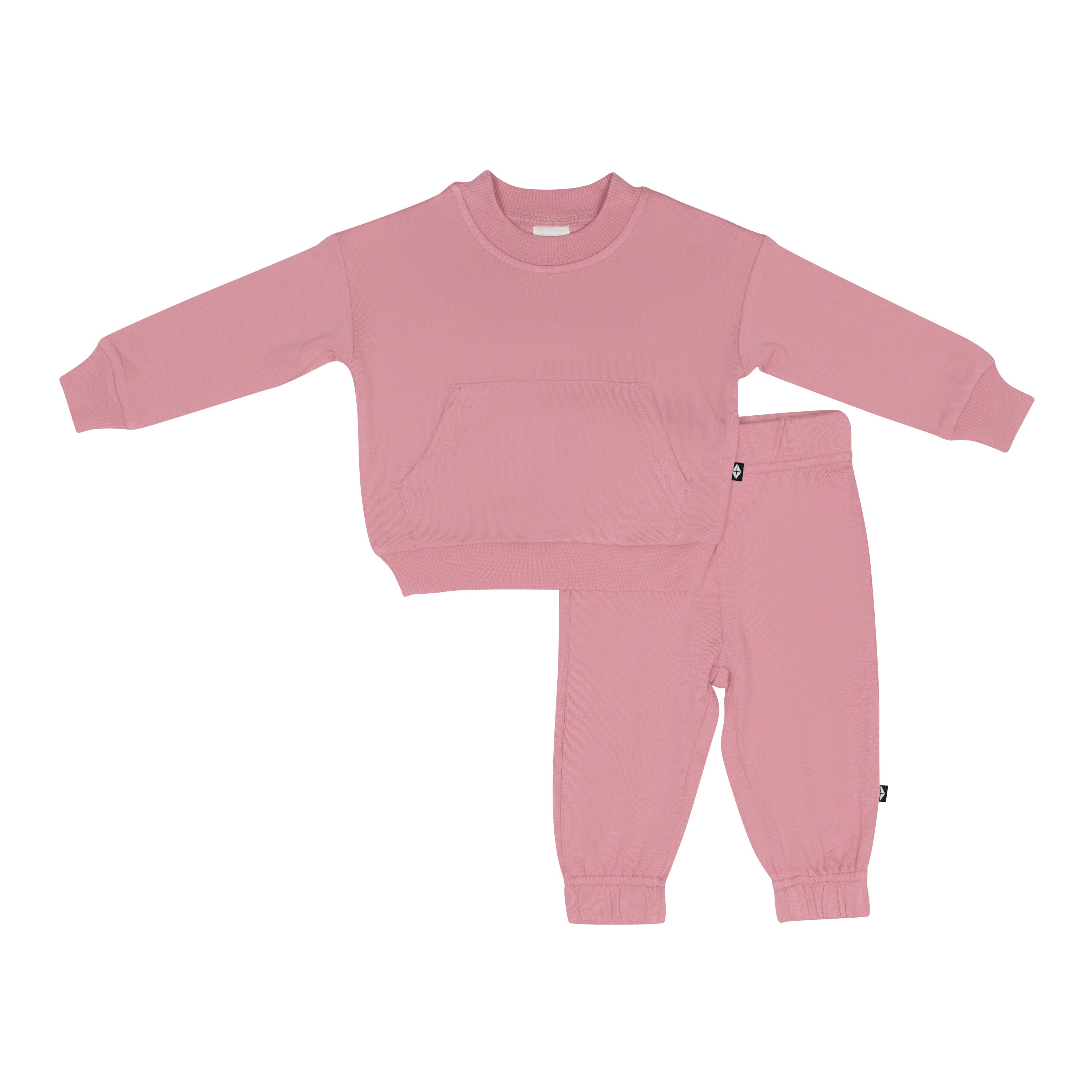 French Terry Jogger Set in Apple Blossom