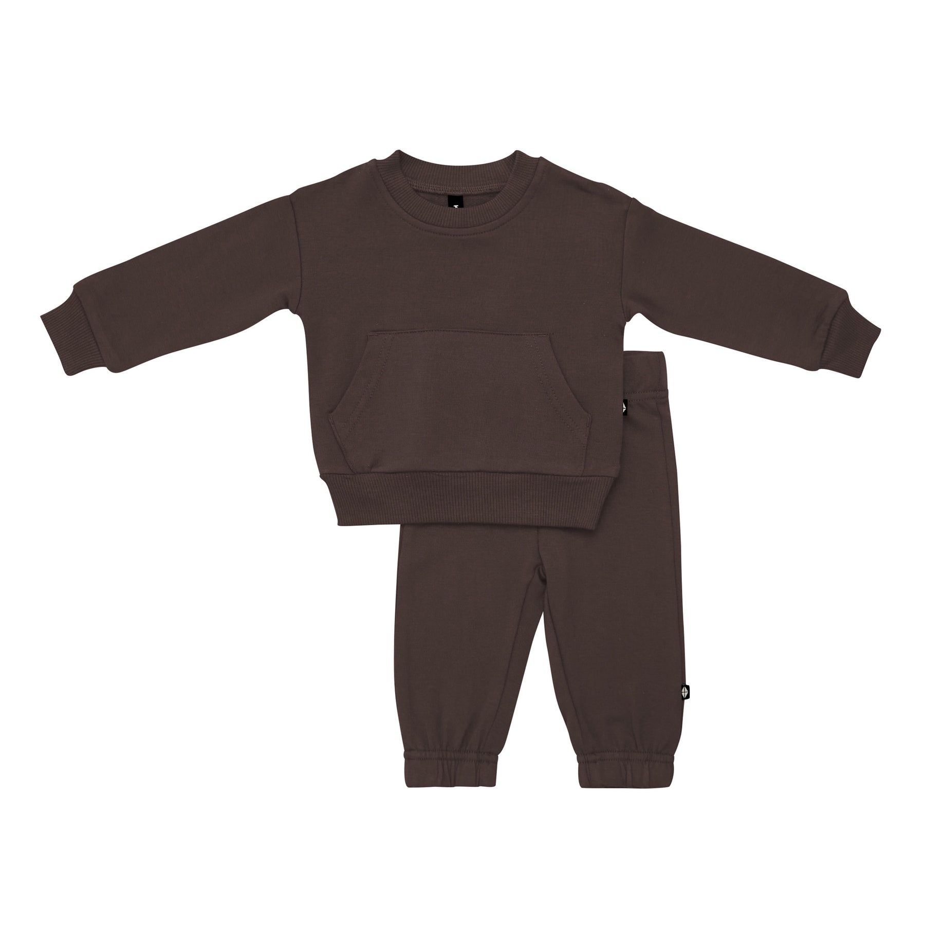 Product photo of the French Terry Jogger Set in Espresso