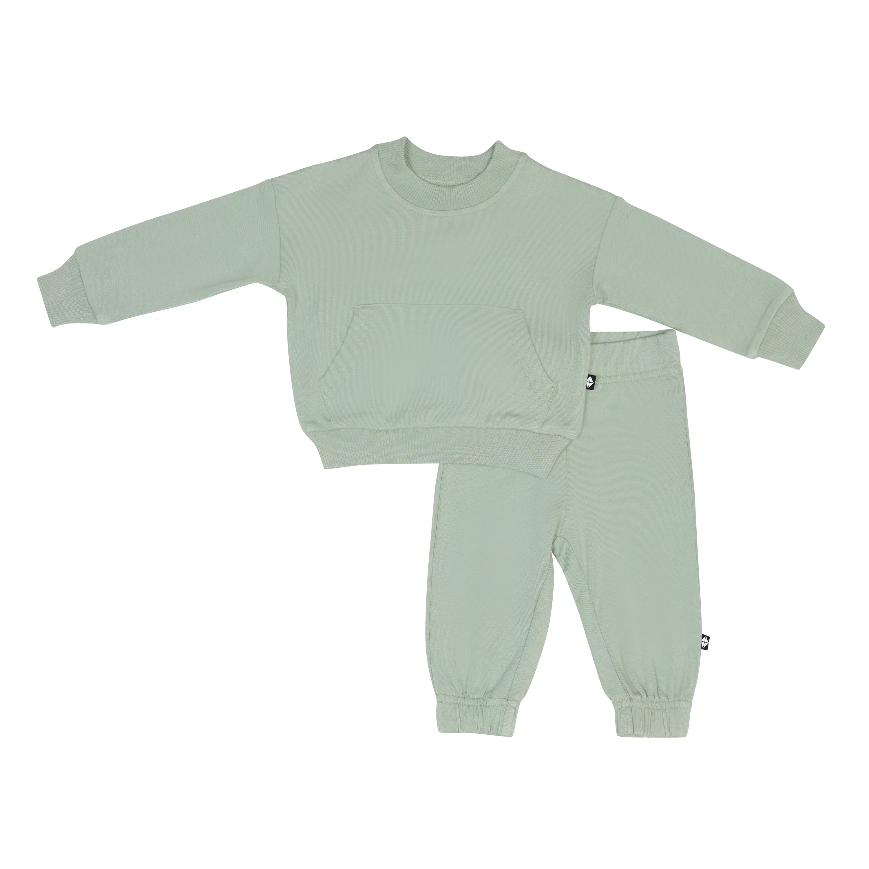 French Terry Jogger Set in Thyme