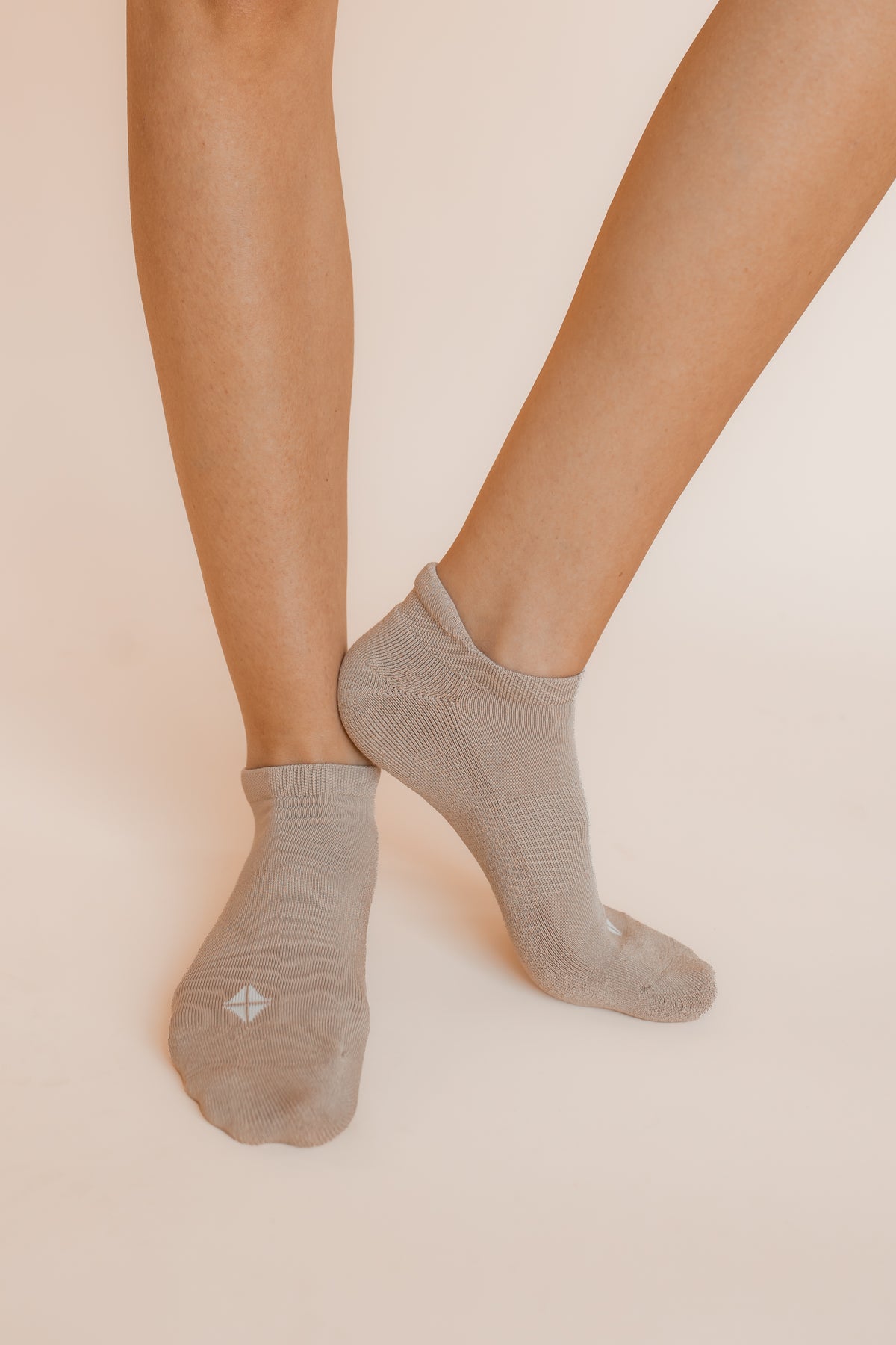 Adult Tab Socks in Bisque