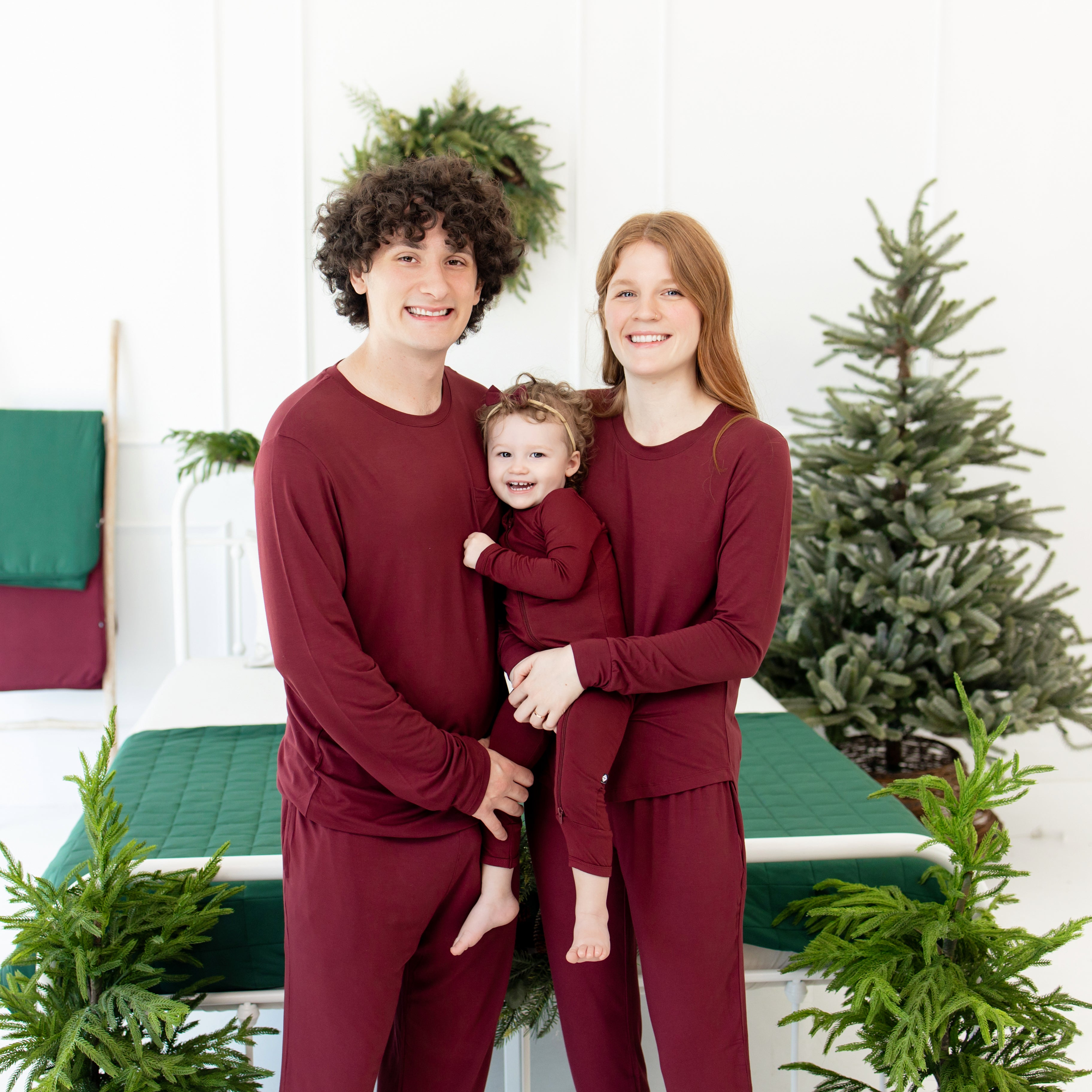 Men's Jogger Set in Burgundy