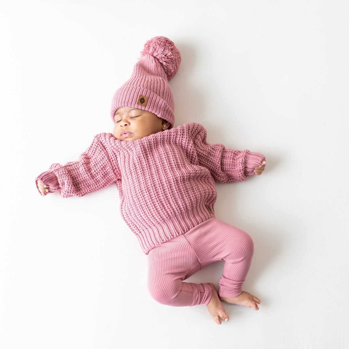 Chunky Knit Sweater in Apple Blossom