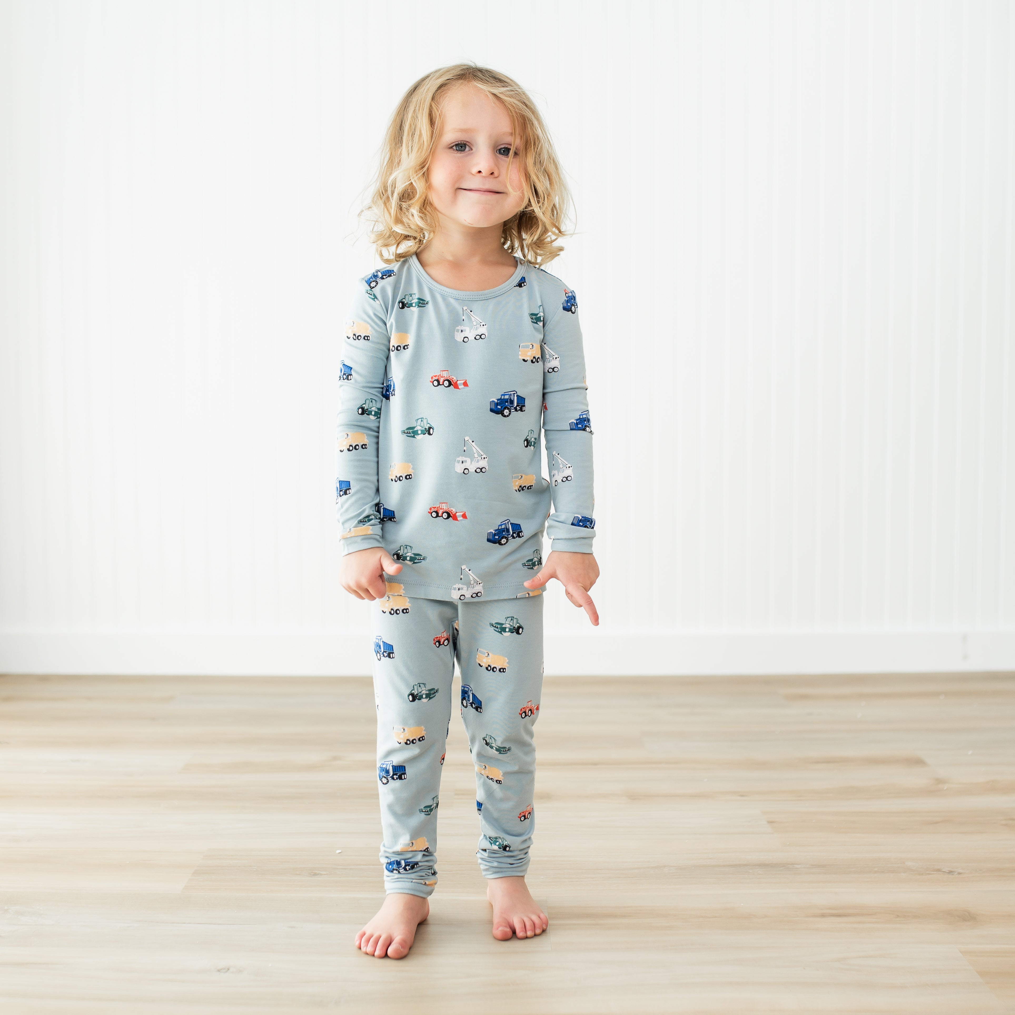 Long Sleeve Pajamas in Construction