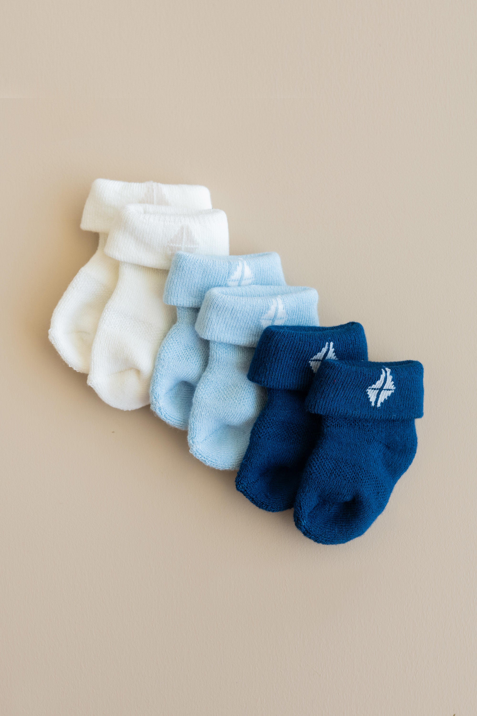 Infant 3-Pack Socks in Cool colors