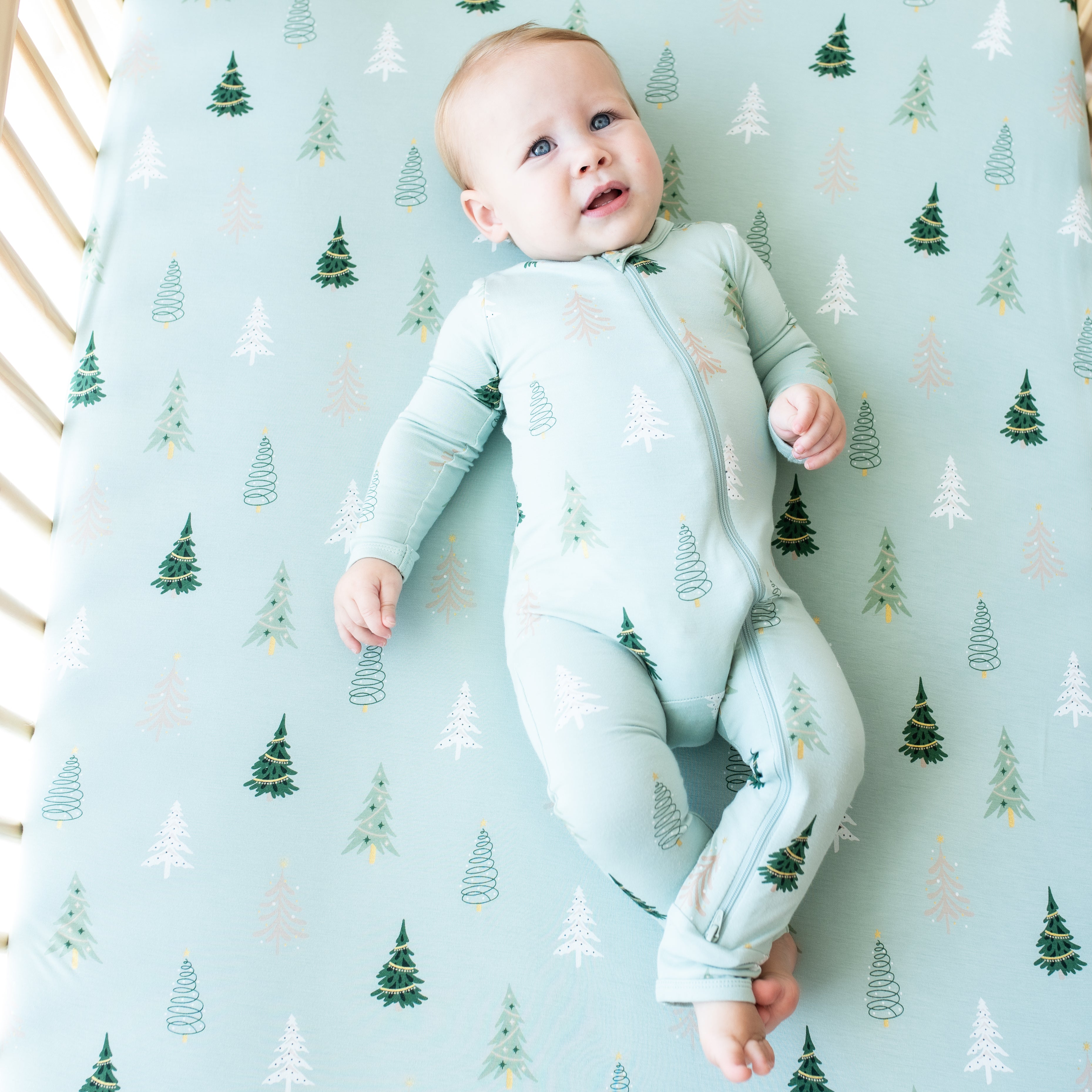 Crib Sheet in Boho Tree