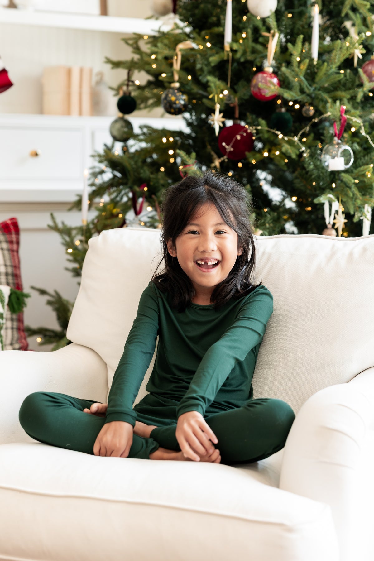 Long Sleeve Pajamas in Cypress