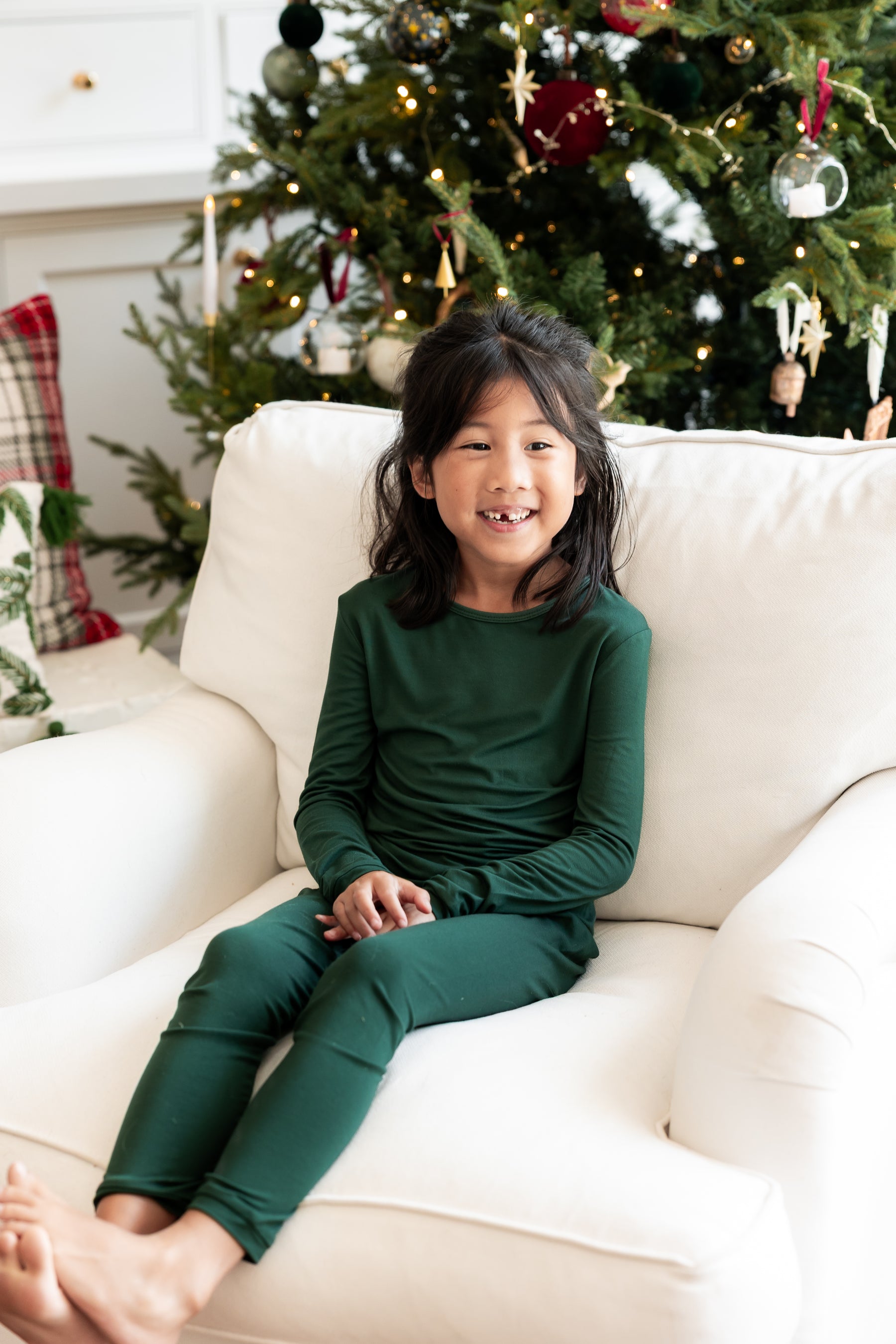 Long Sleeve Pajamas in Cypress