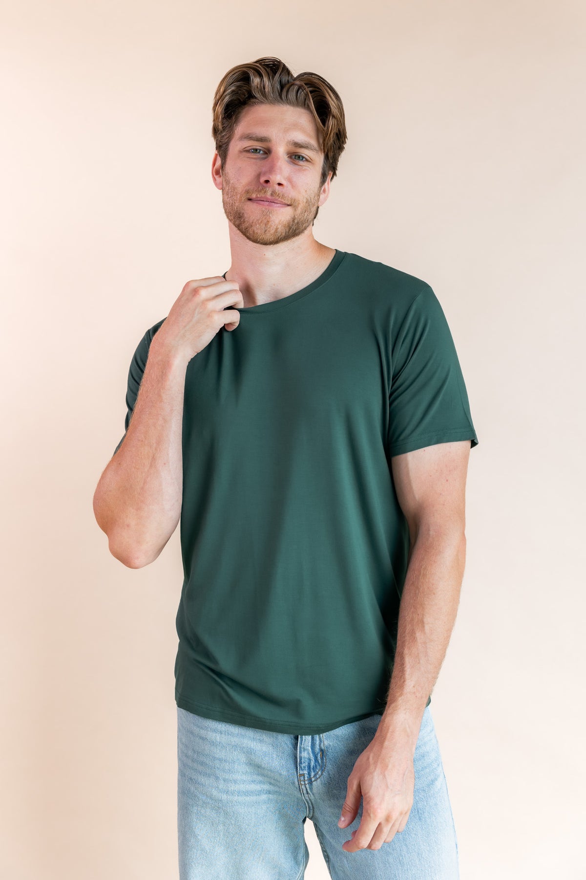 Men's Crew Neck Tee in Cypress