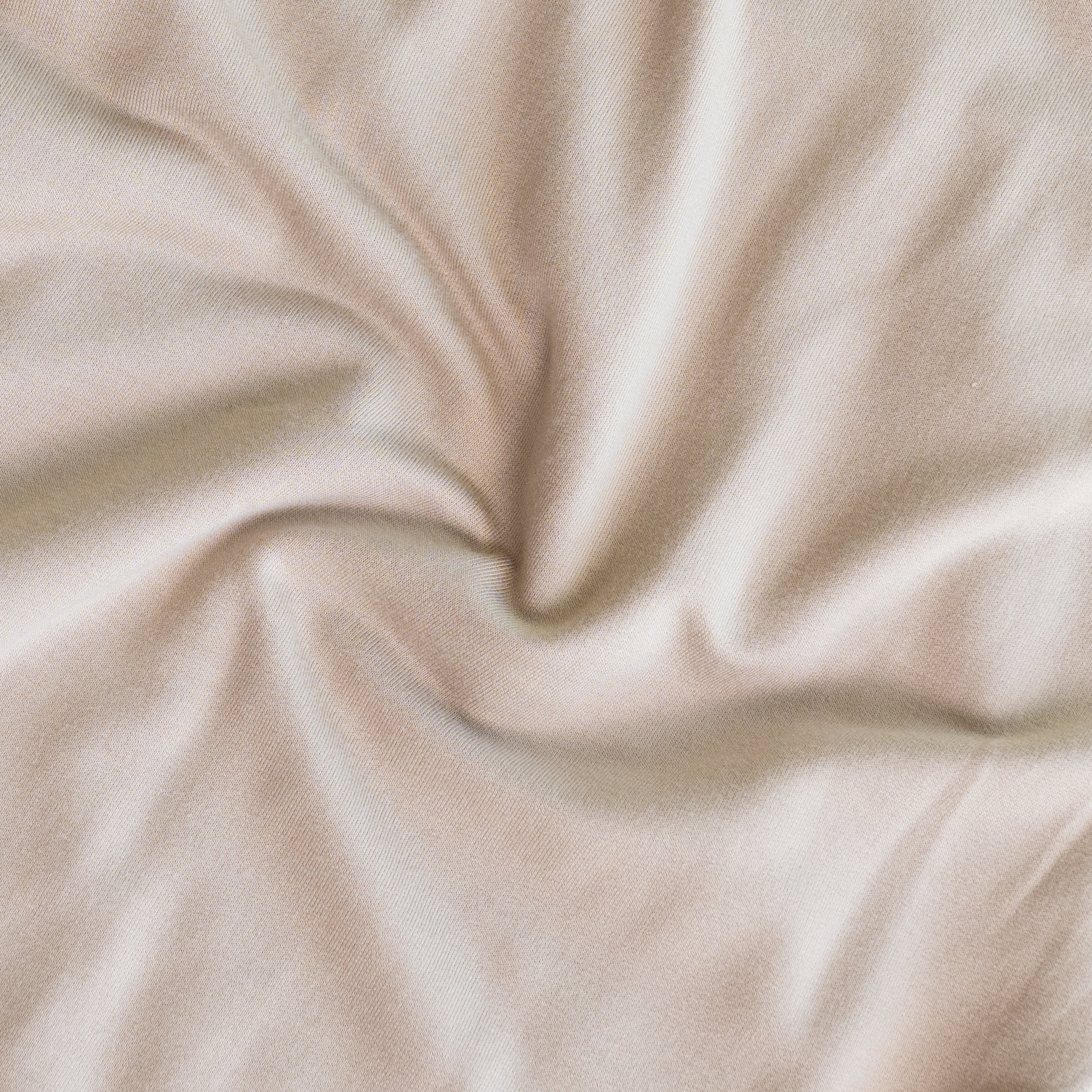Almond French Terry Fabric