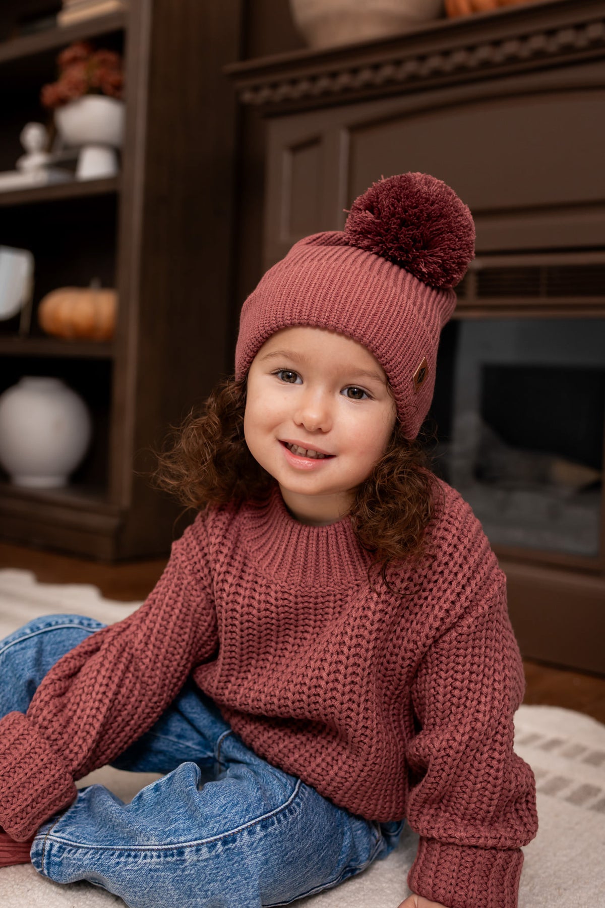 Chunky Knit Sweater in Ember