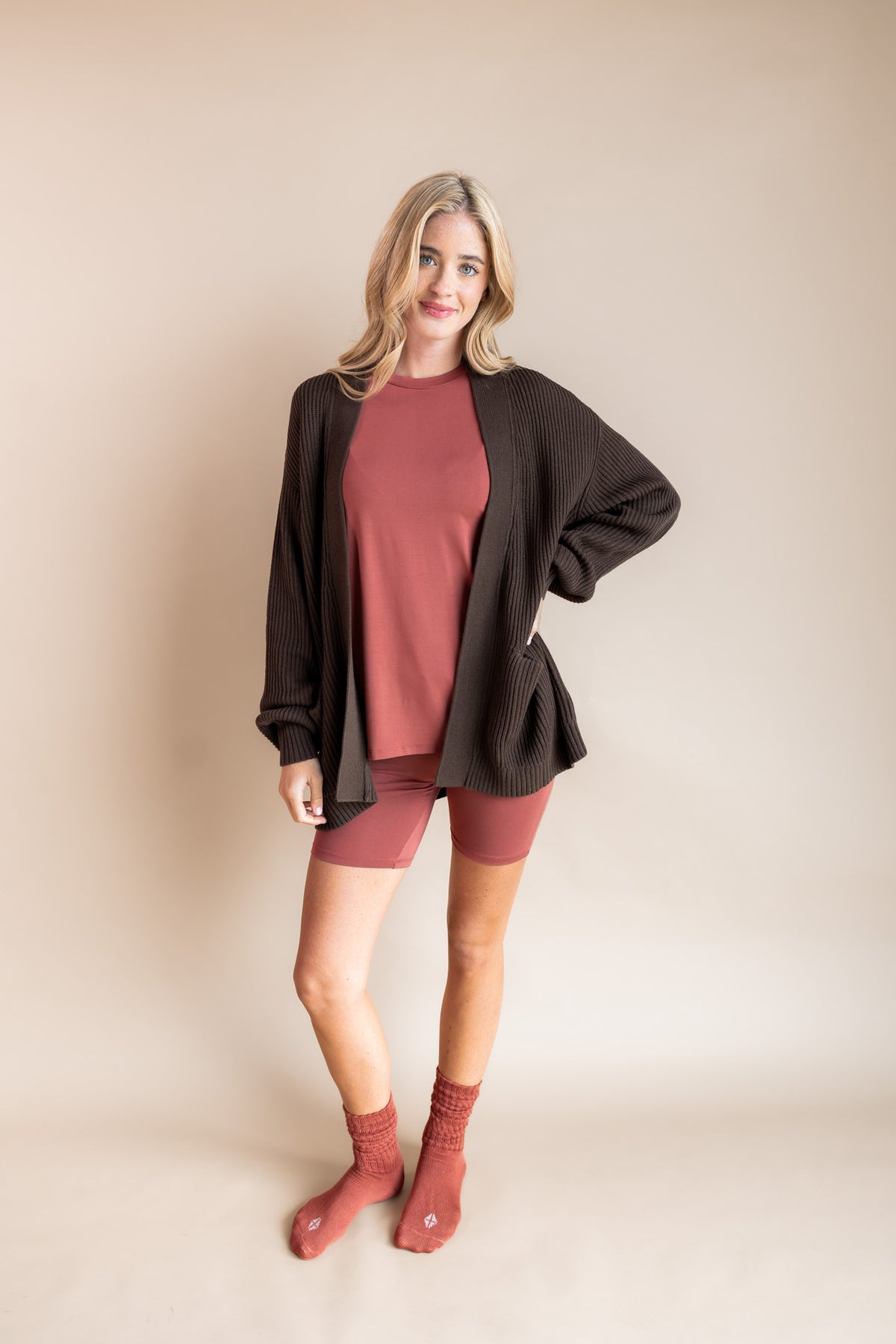 Women’s Biker Short Set in Ember