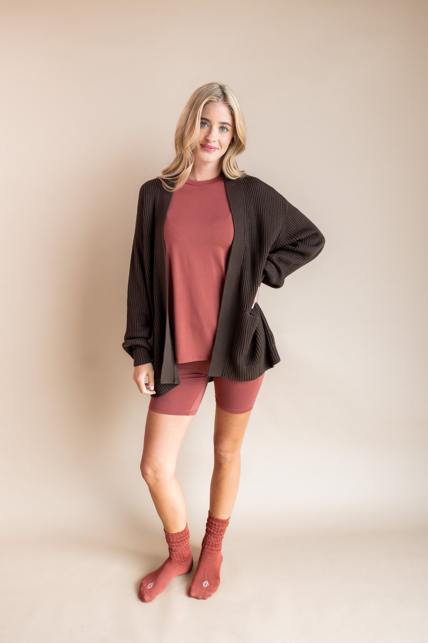 Women’s Biker Short Set in Ember