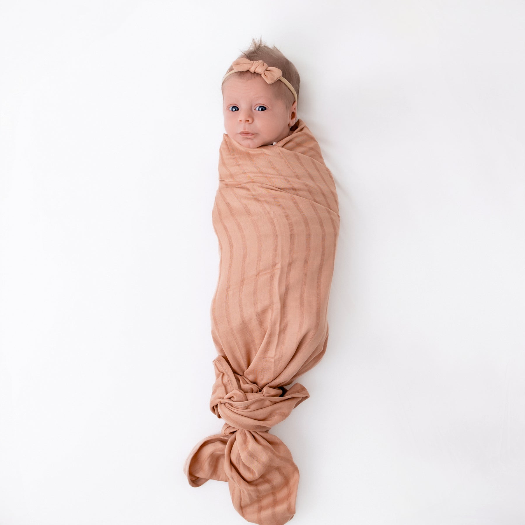 Bamboo Muslin Swaddle Blanket in Fawn