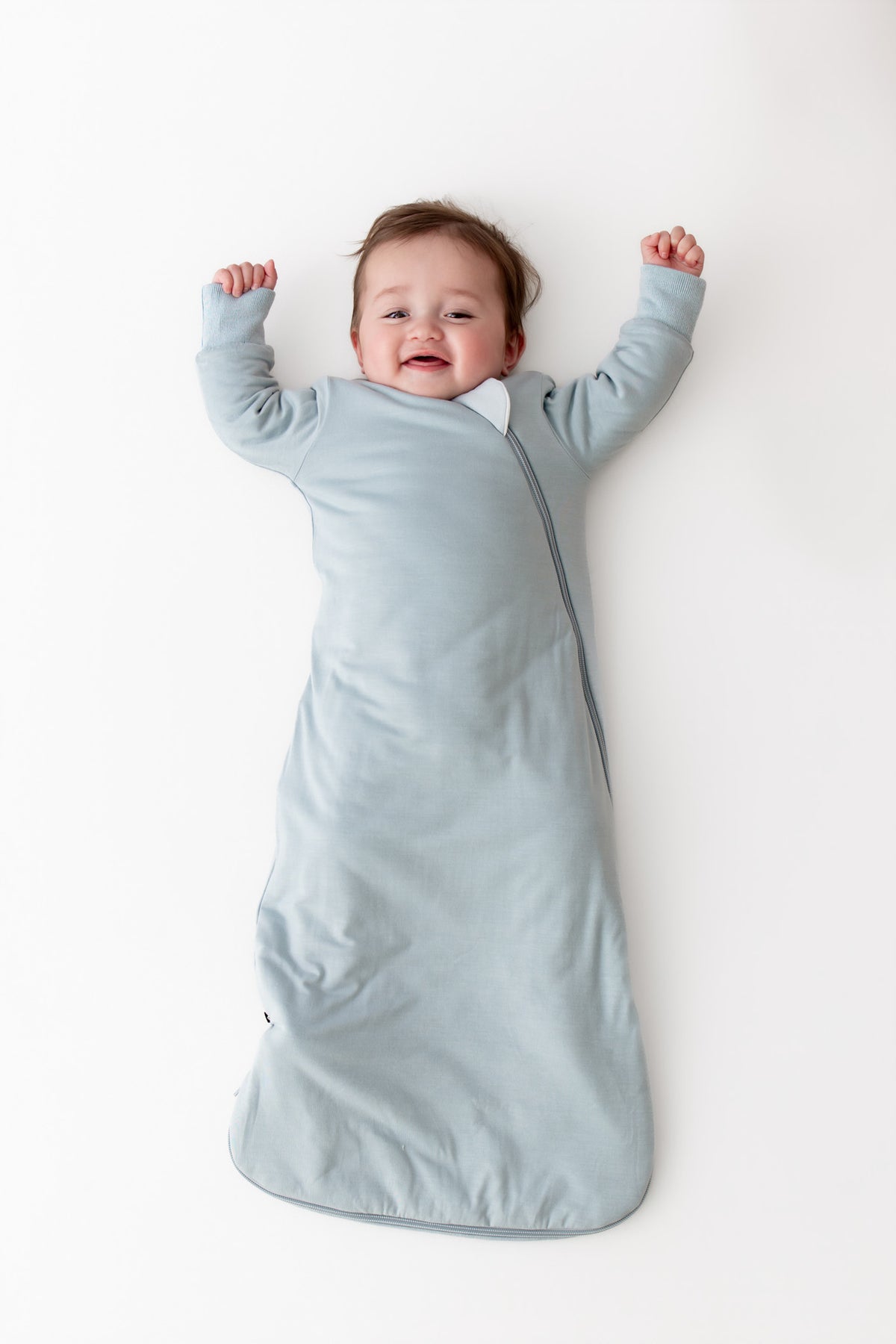 Bamboo Slumber Bag 1.0 in Fog Blue by Kyte Baby