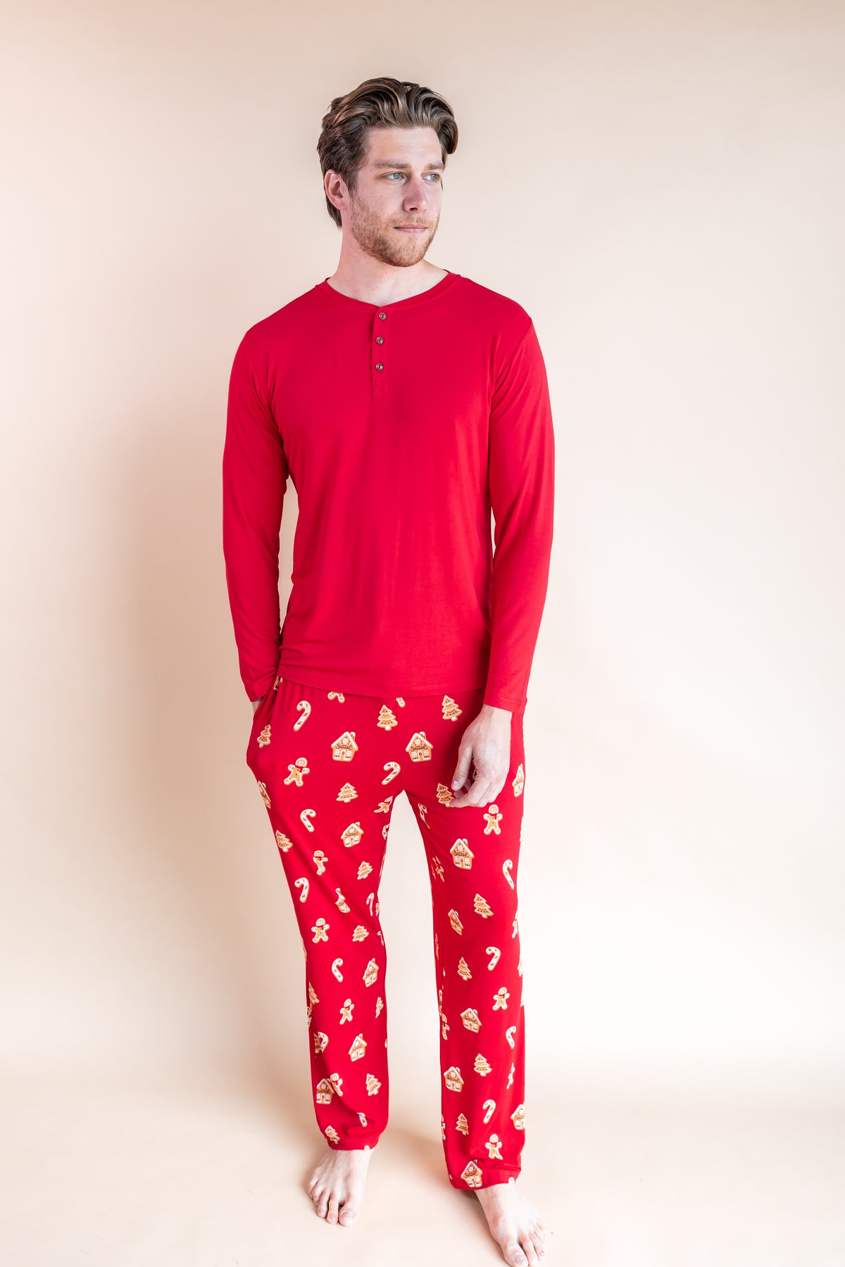 Men's Lounge Pants in Gingerbread