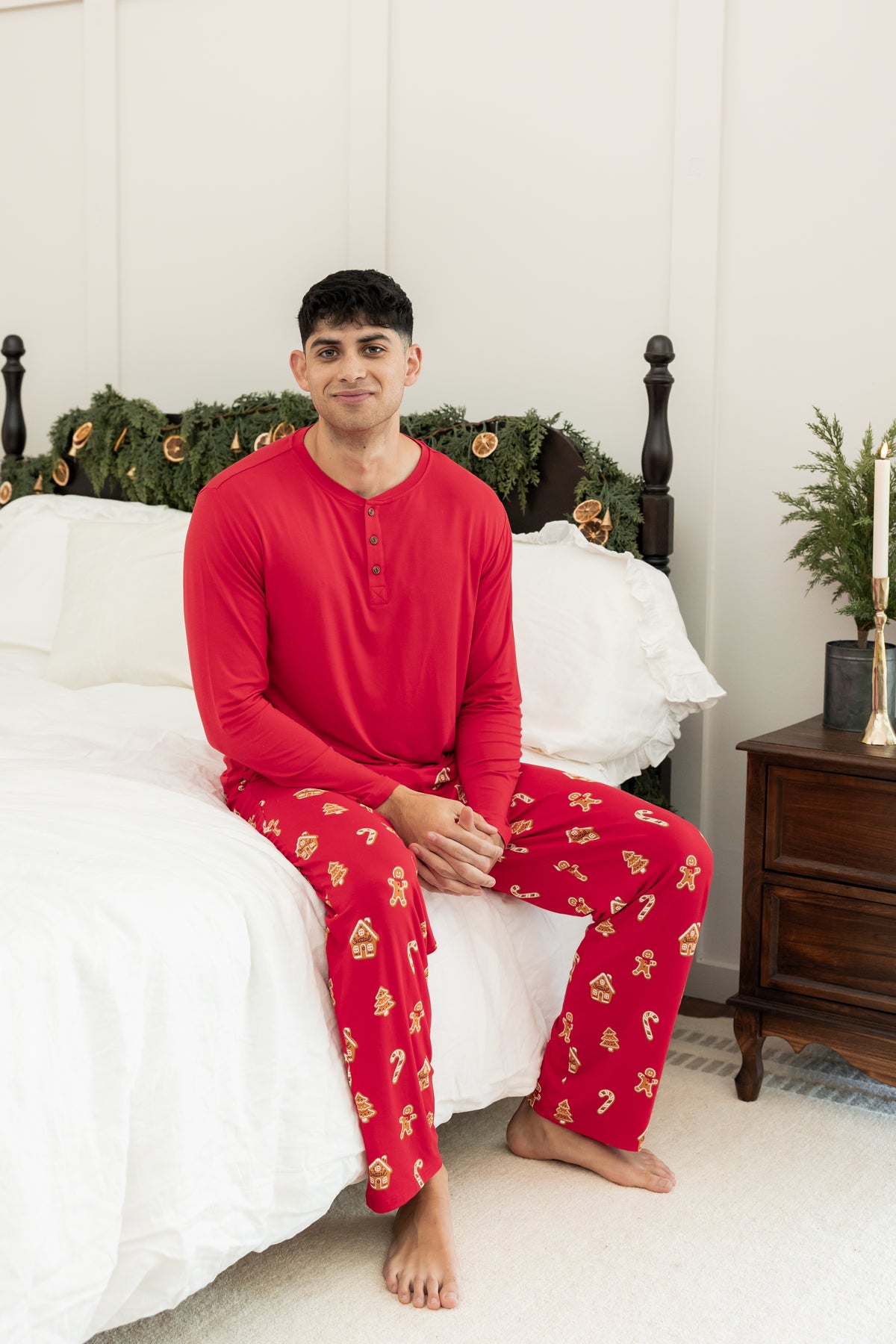 Men's Lounge Pants in Gingerbread