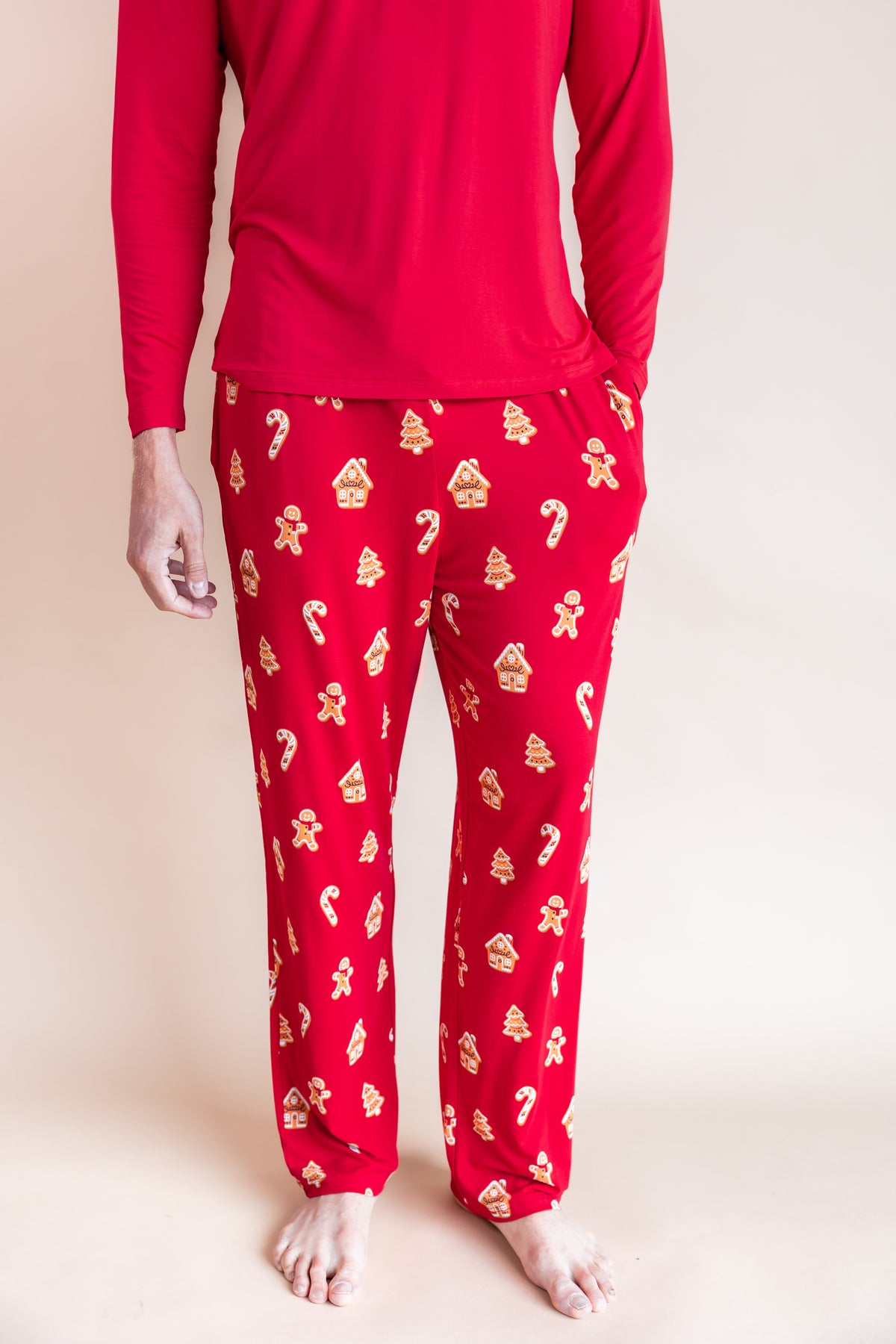 Men's Lounge Pants in Gingerbread