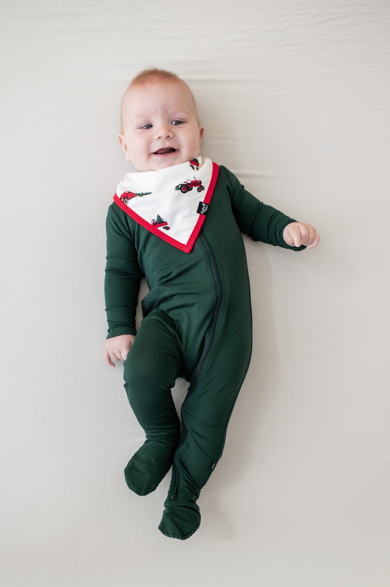 Zippered Footie in Cypress