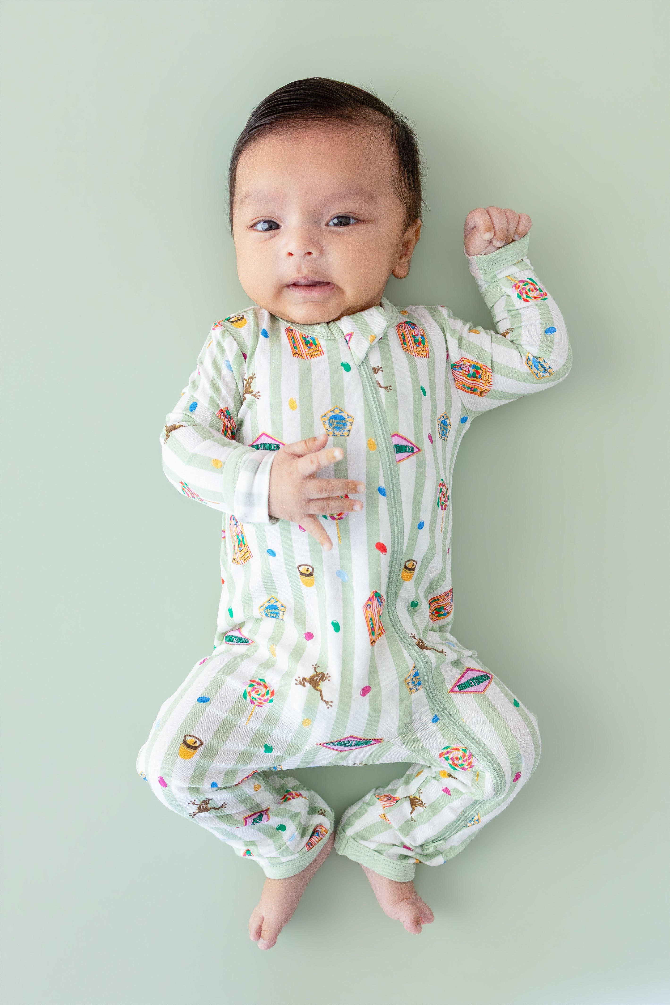 Zippered Romper in Honeydukes