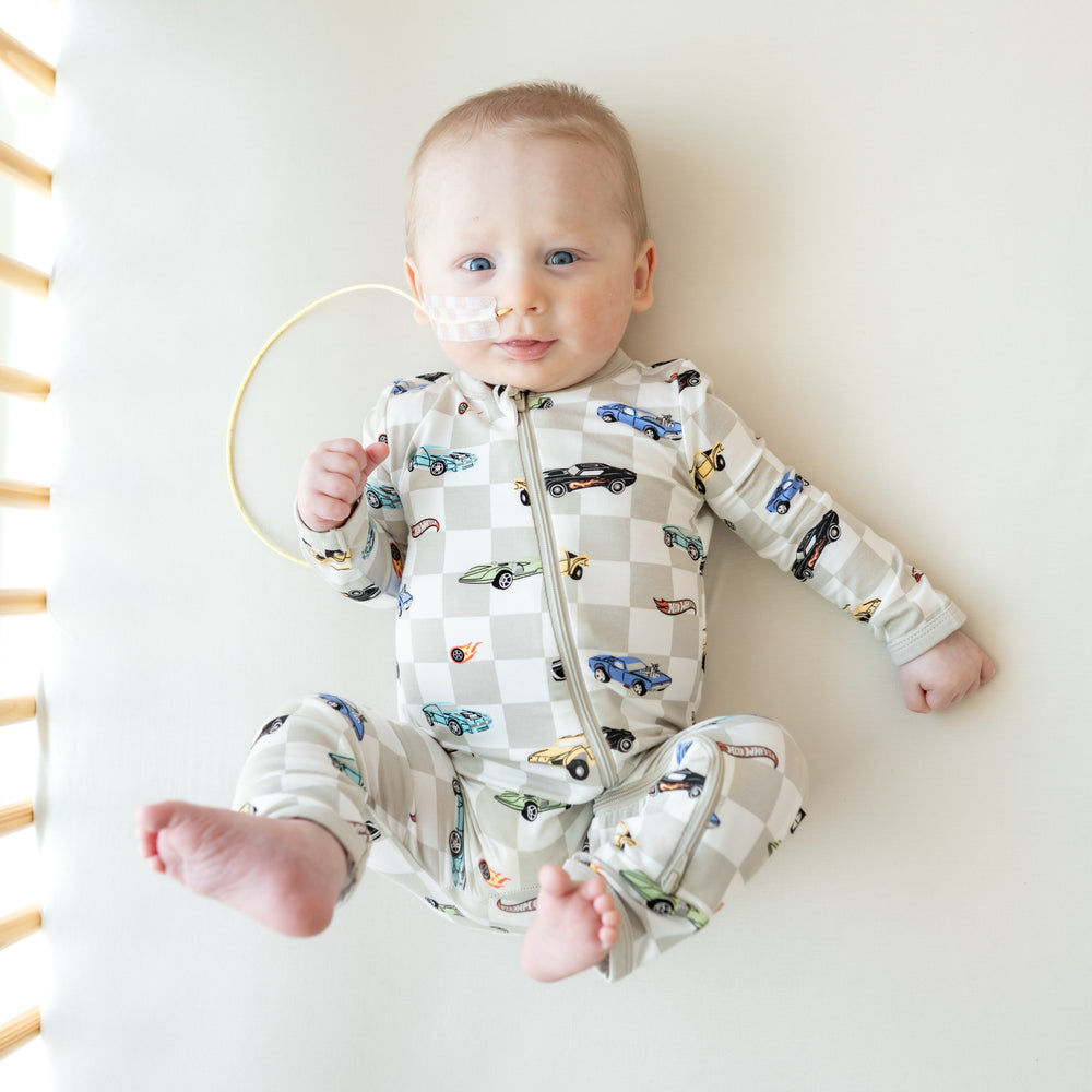 Zippered Romper in Fast and Fierce