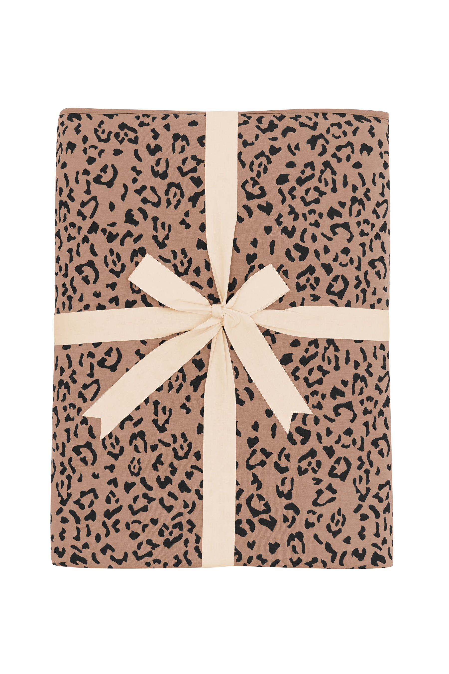 Adult Quilted Blanket in Latte Leopard 2.5