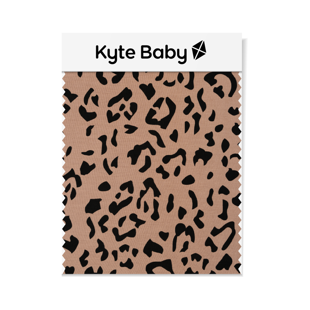 Latte Leopard fabric swatch