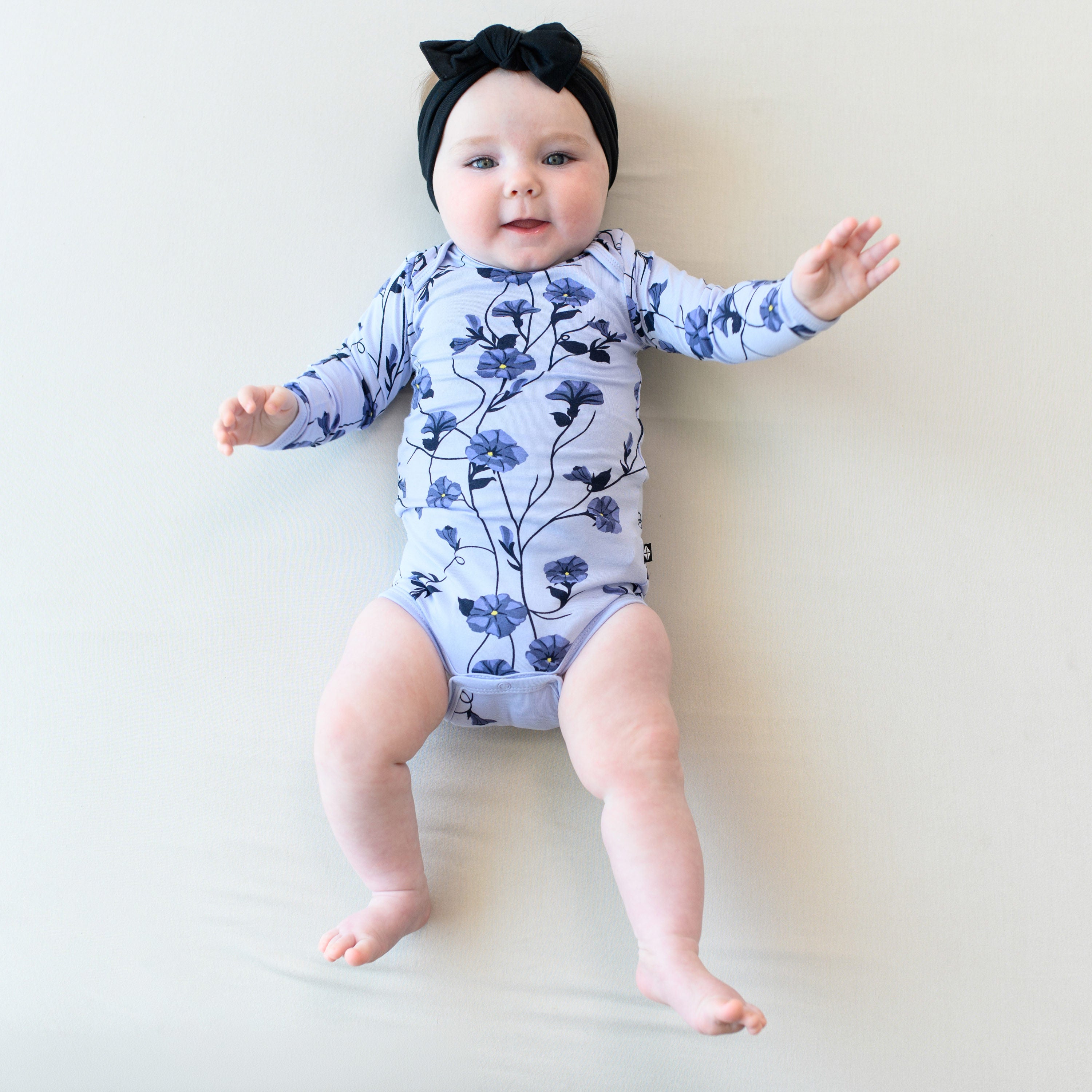 Long Sleeve Bodysuit in Petunia