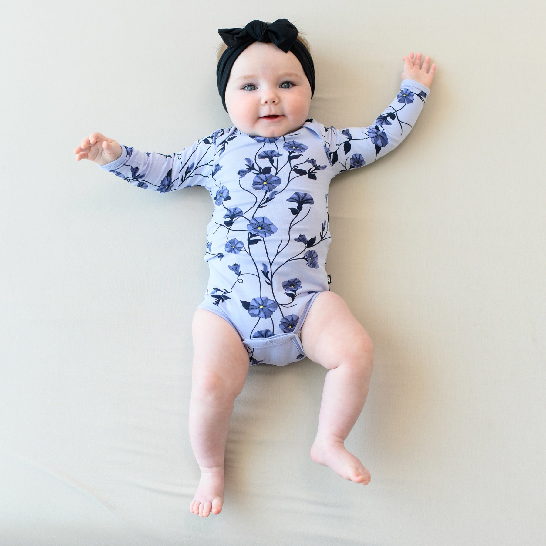 Long Sleeve Bodysuit in Petunia