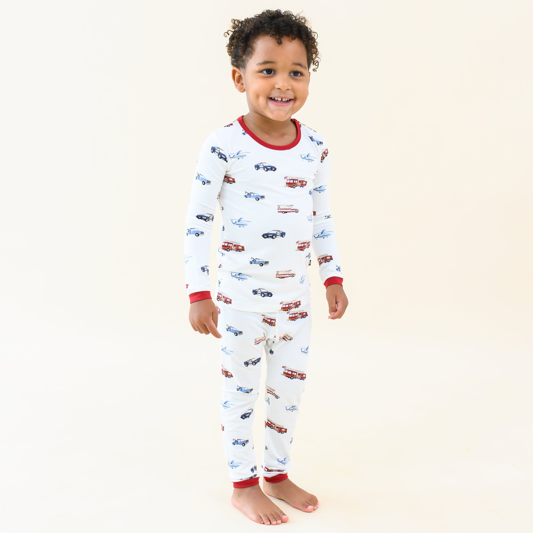 Long Sleeve Pajamas in First Responder