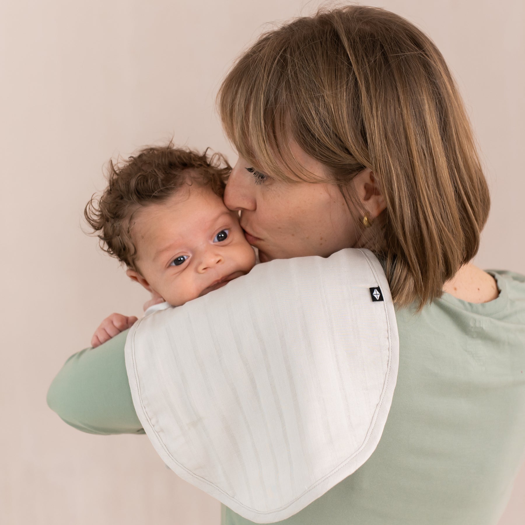 Bamboo Muslin Burp Cloth in Oat