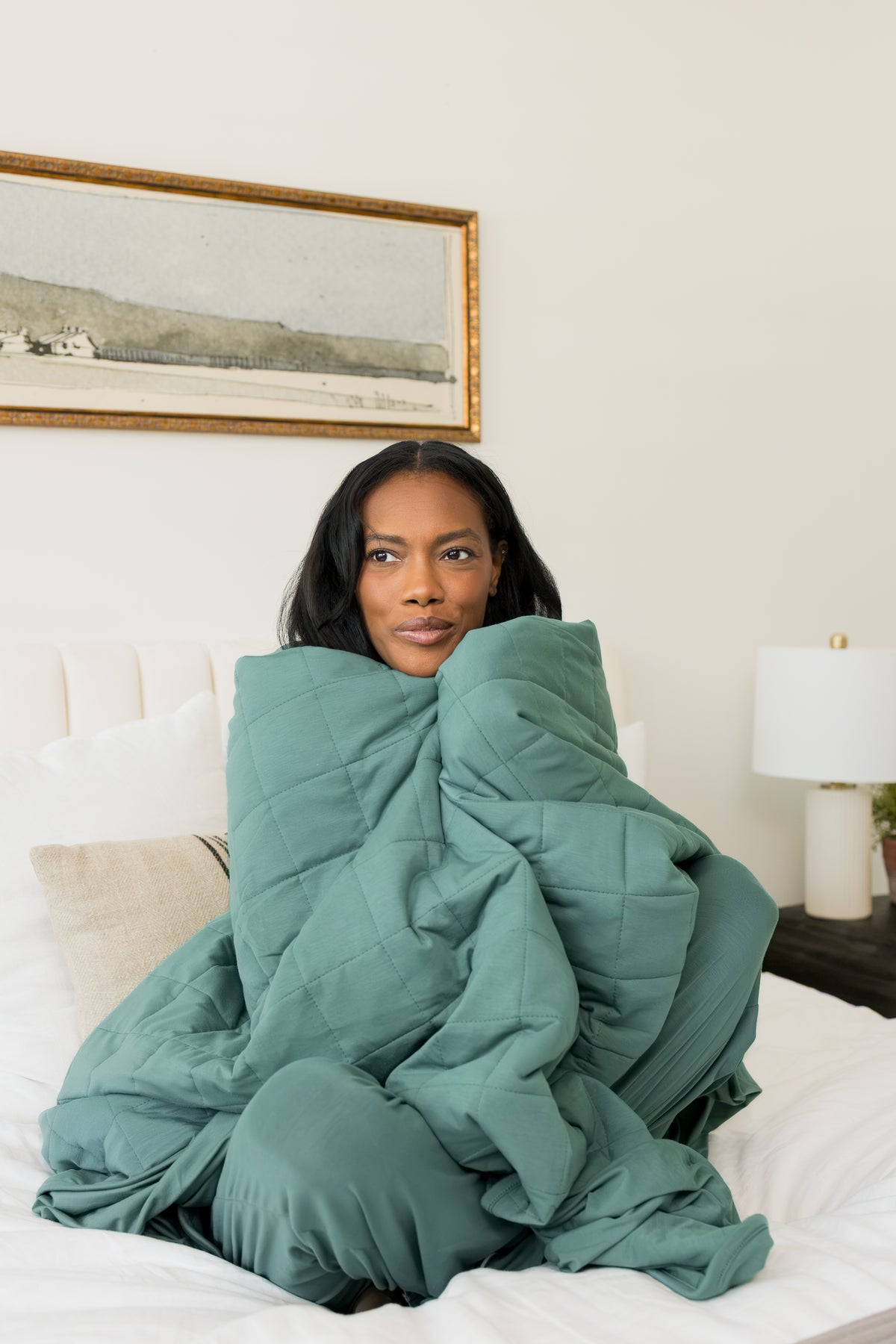 Quilted Blanket Pine 2.5