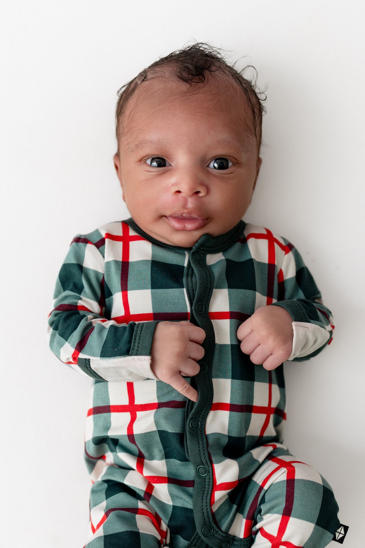 Romper in Holiday Plaid