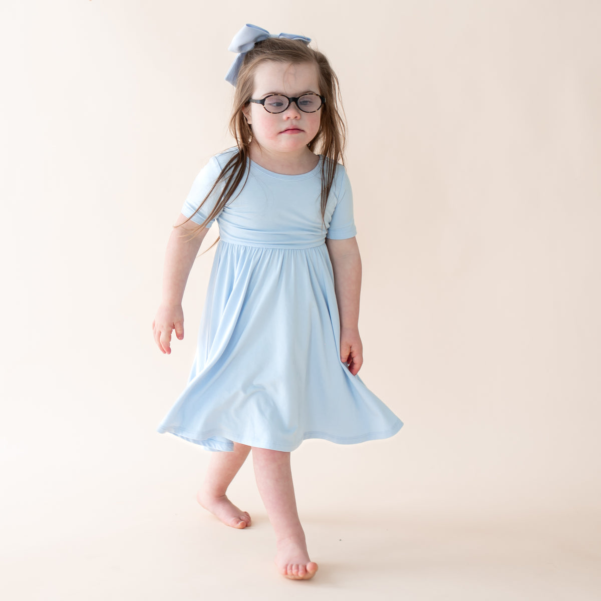 light blue toddler dress Toddler Girls' Bluey Ballerina Dress