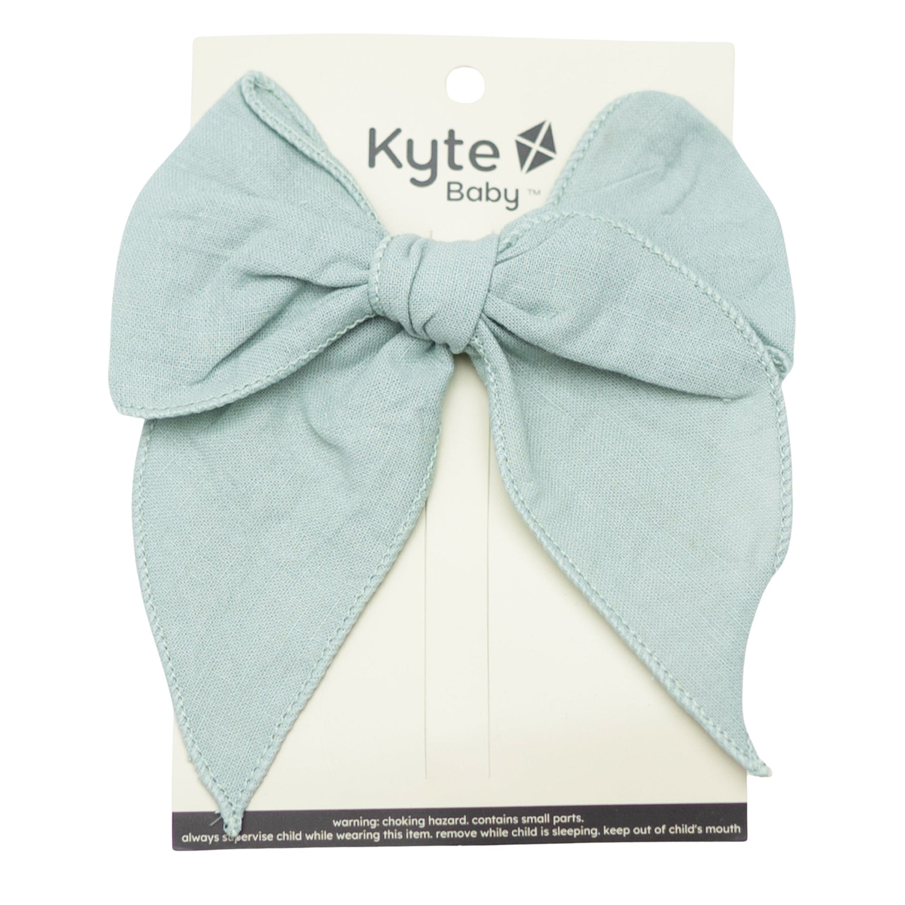 Linen Fable Bow in Sage